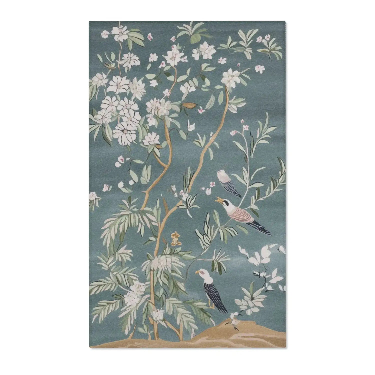 Birds in Bloom Accent Rug