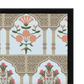 Floral Gates Hand Tufted Rug - Black Border