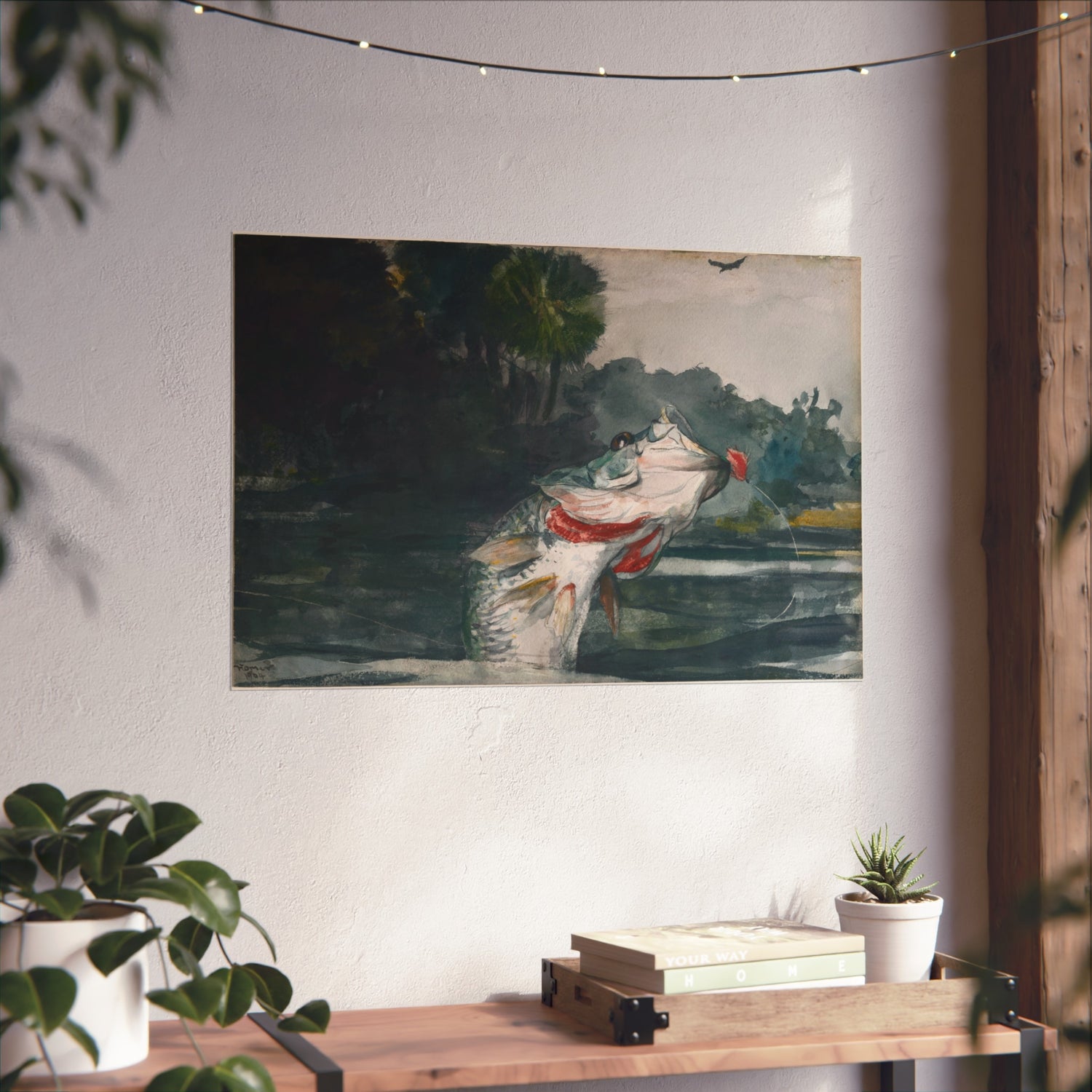 Life-Size Black Bass - Winslow Homer Fine Art Poster