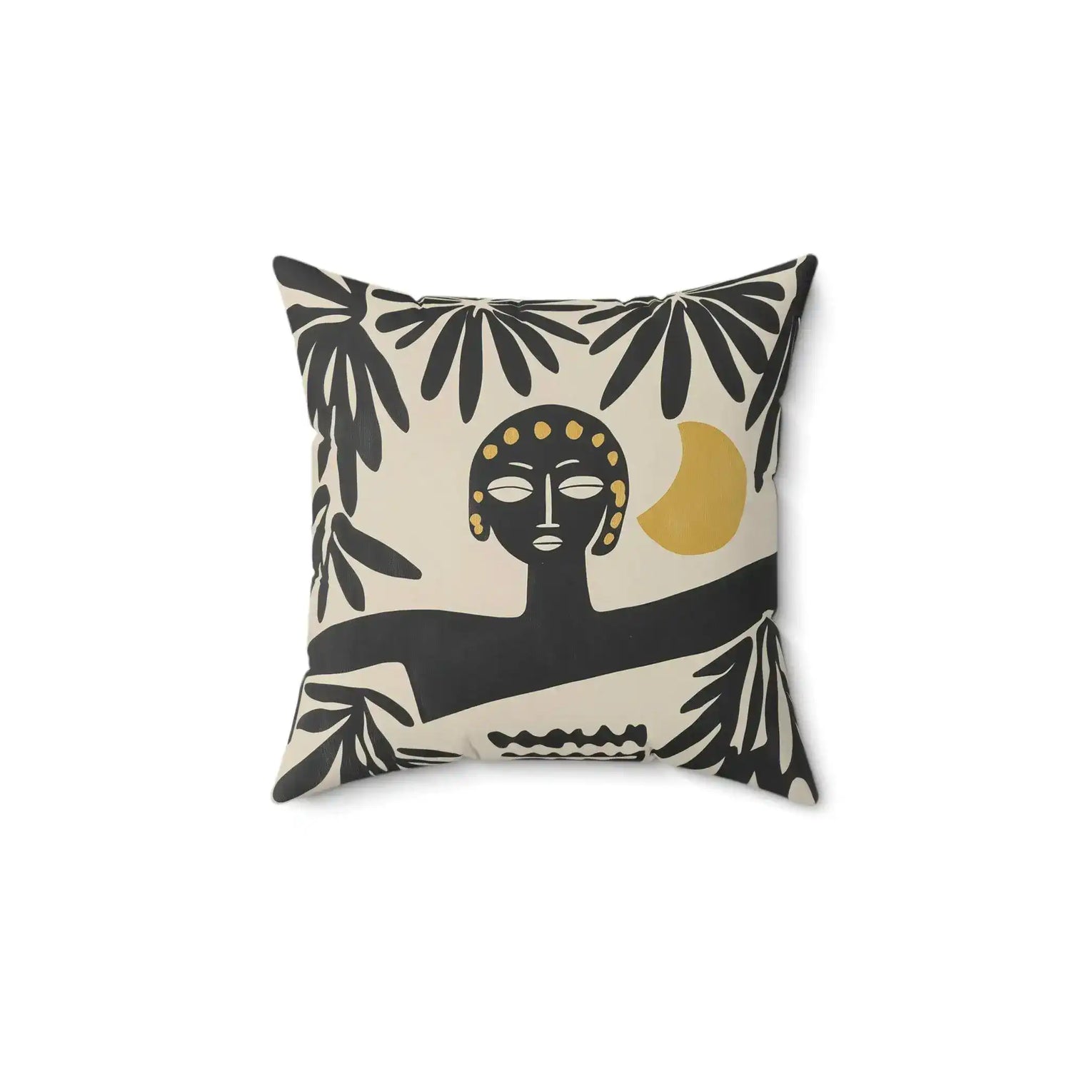 Moonlit Muse Tropic Throw Pillow