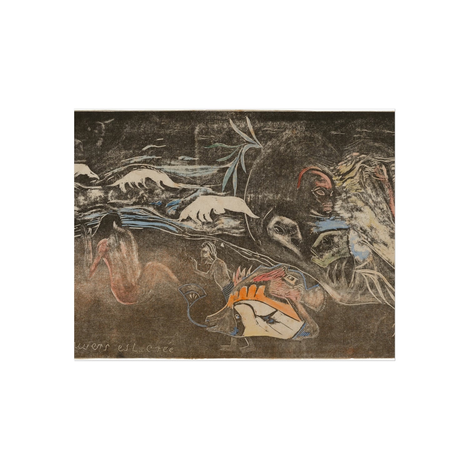 Paul Gauguin - L’univers est créé (The Universe Is Being Created), from the Noa Noa Suite | Fine Art Poster