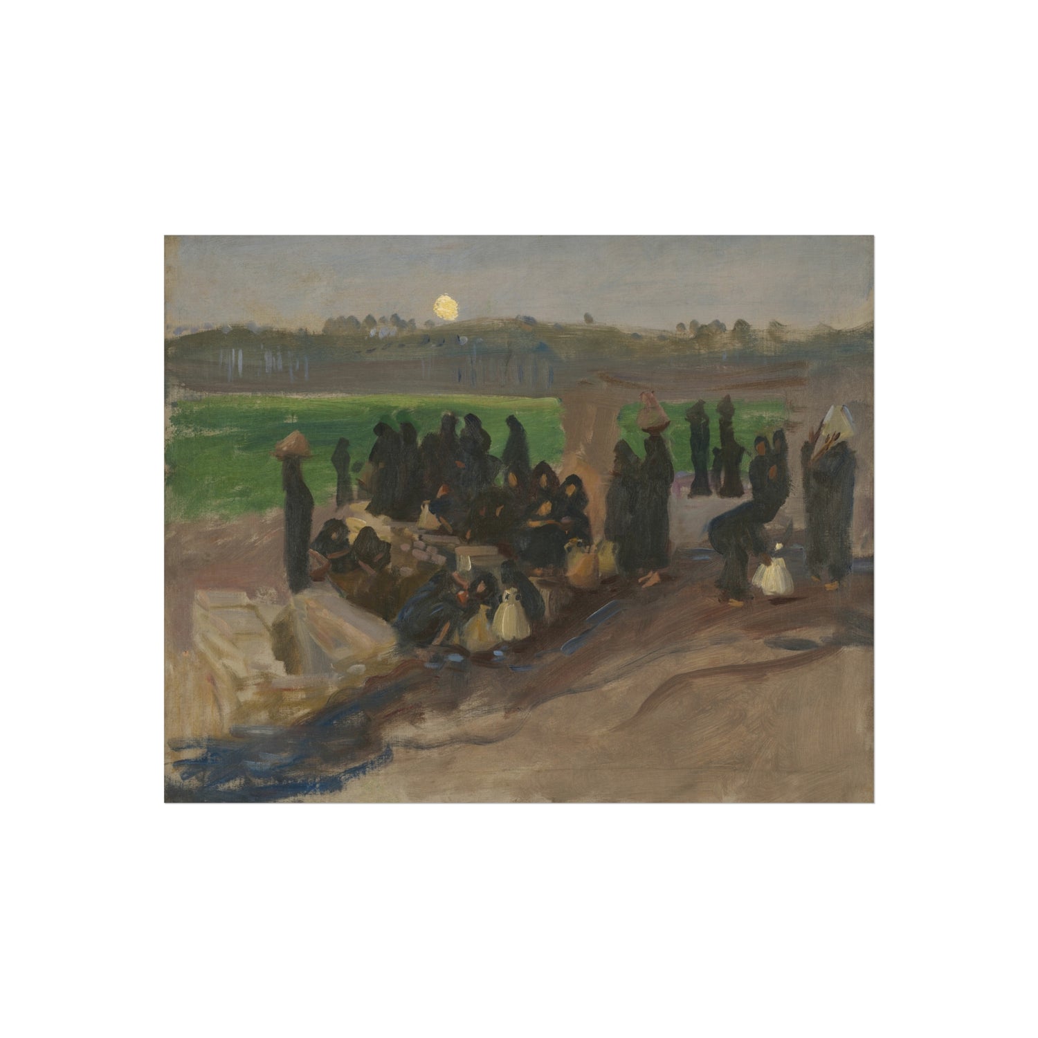 John Singer Sargent - Water Carriers on the Nile | Fine Art Poster