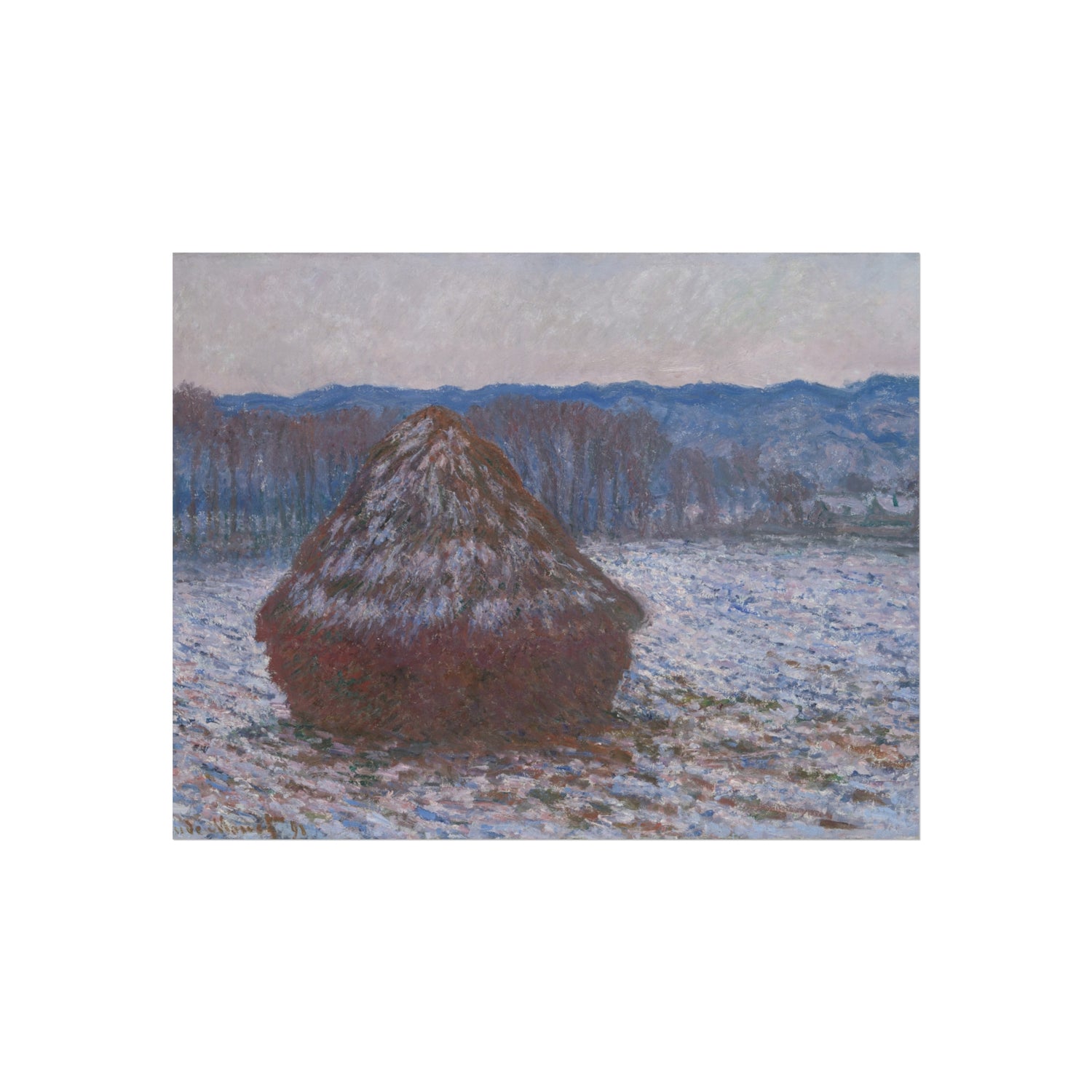 Claude Monet - Stack of Wheat | Fine Art Poster