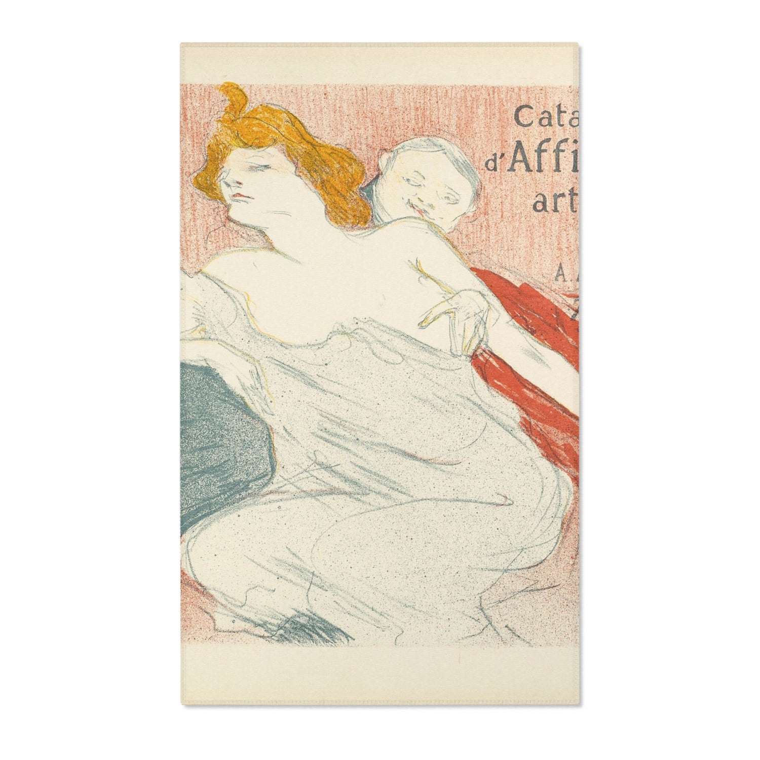 Debauchery - Henri de Toulouse-Lautrec Area Rug