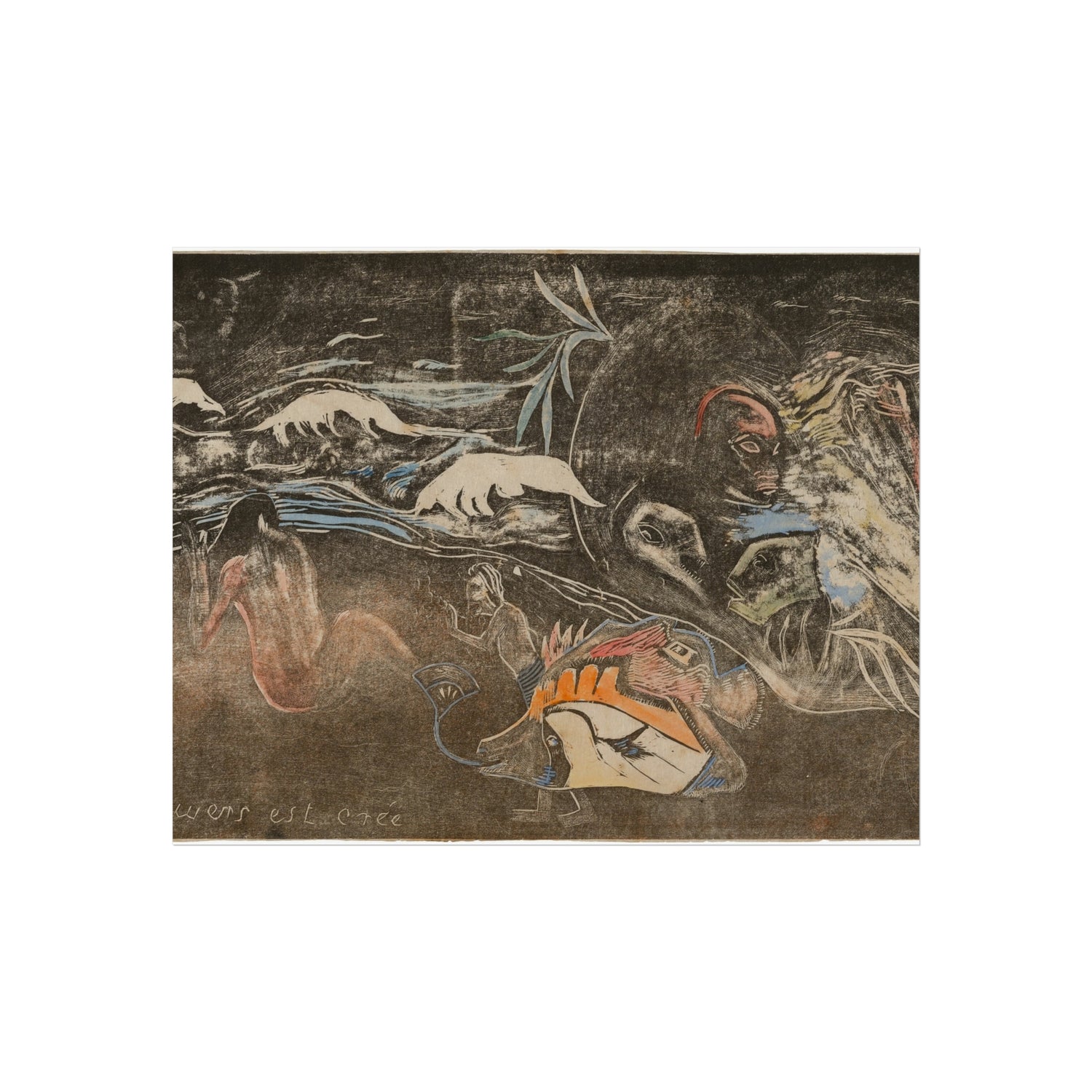 Paul Gauguin - L’univers est créé (The Universe Is Being Created), from the Noa Noa Suite | Fine Art Poster