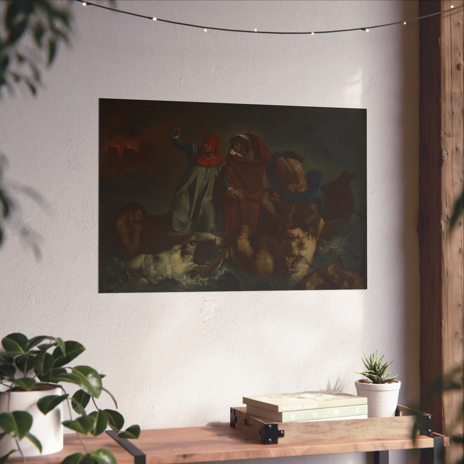 Dante's Bark - Eugène Delacroix Fine Art Poster