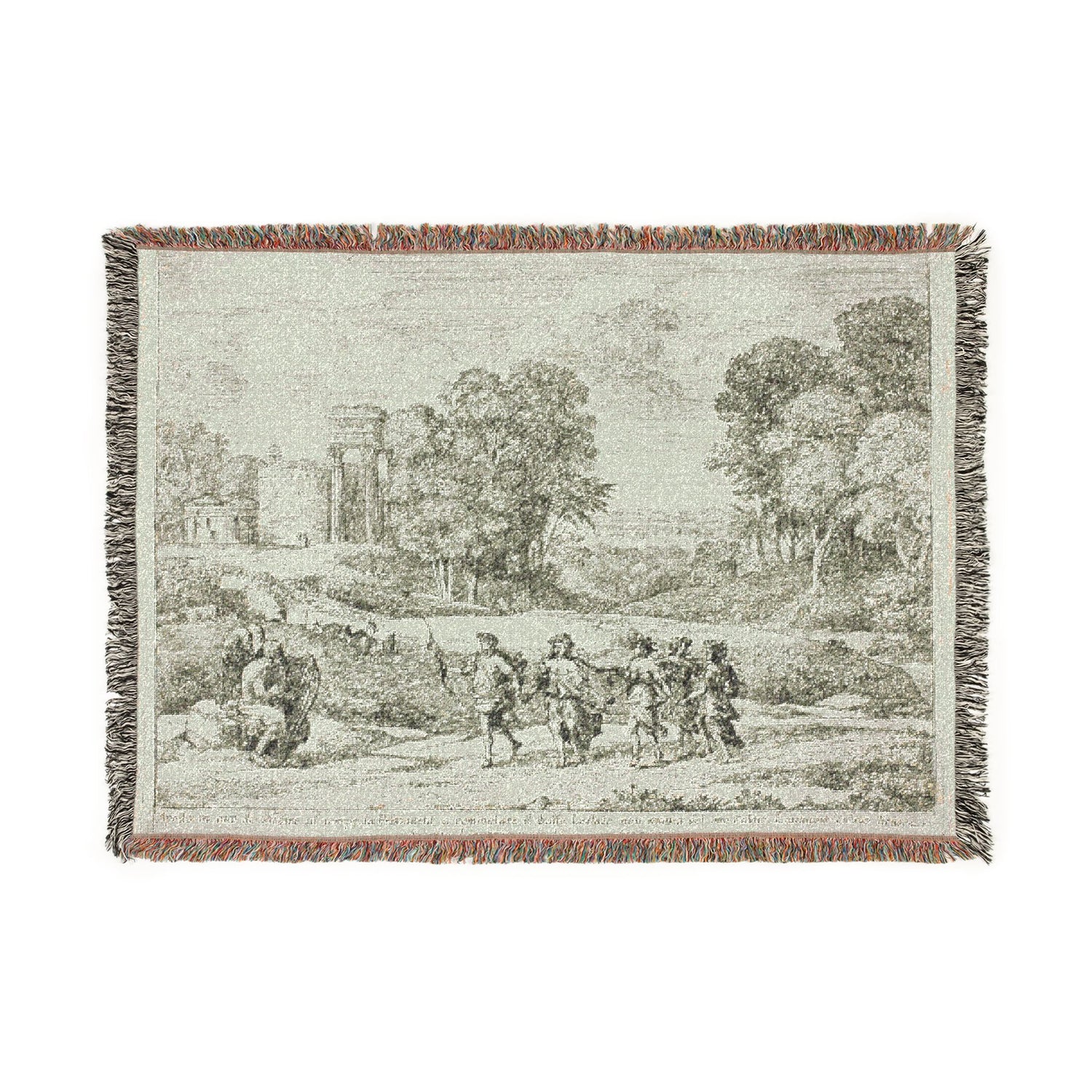 Time, Apollo and the Seasons - Claude Lorrain Tapestry Blanket