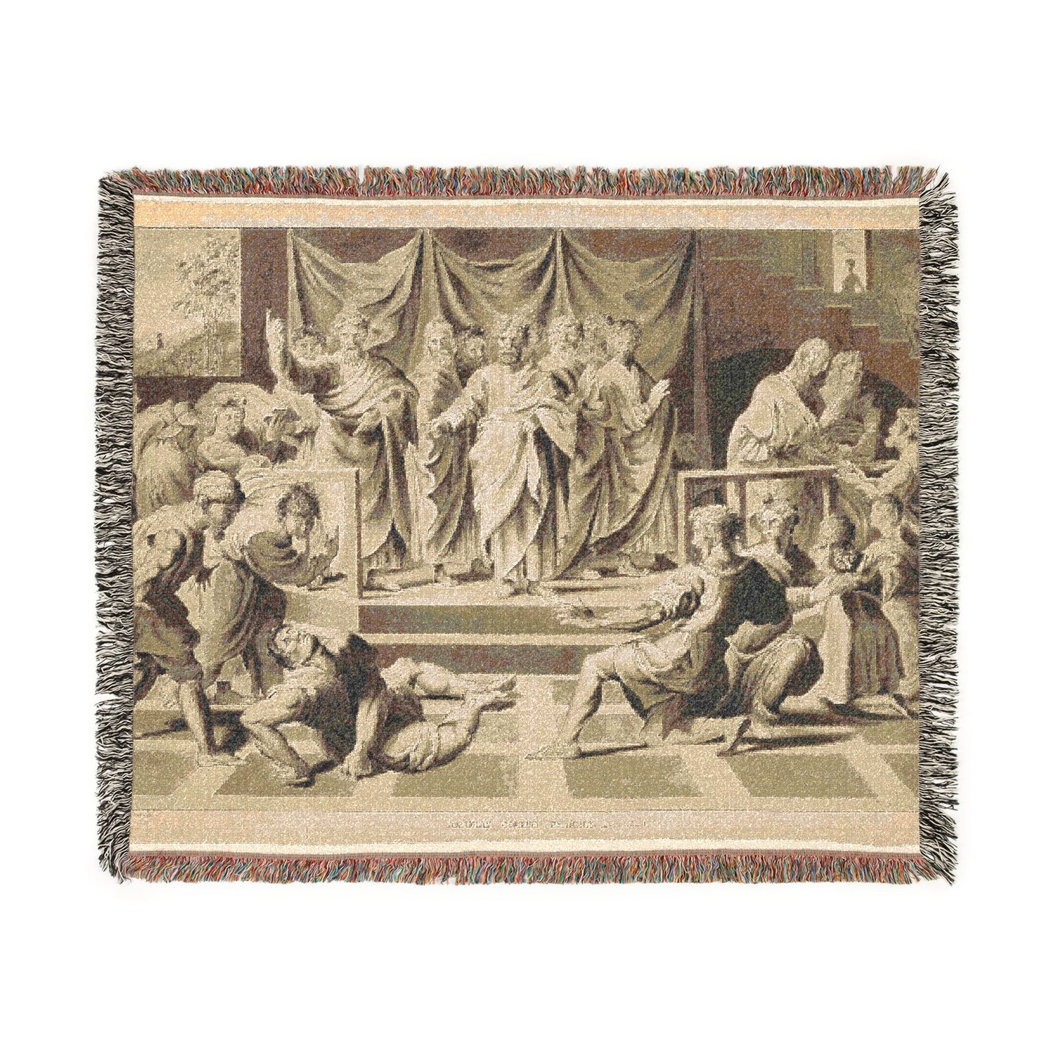 Death of Ananias - John Constable Tapestry Blanket