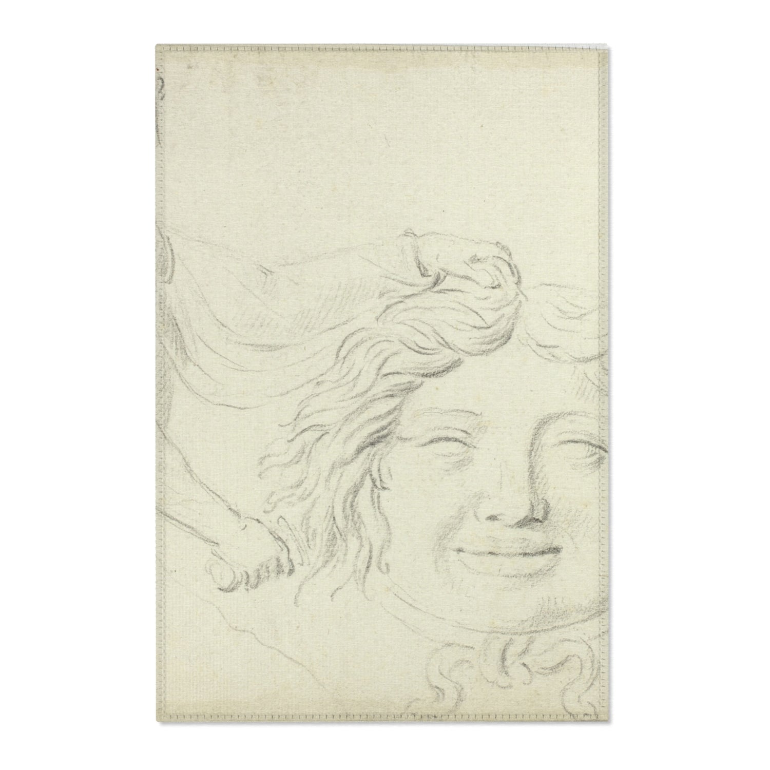 Perseus and the Gorgon's Head - Jacques Louis David Area Rug