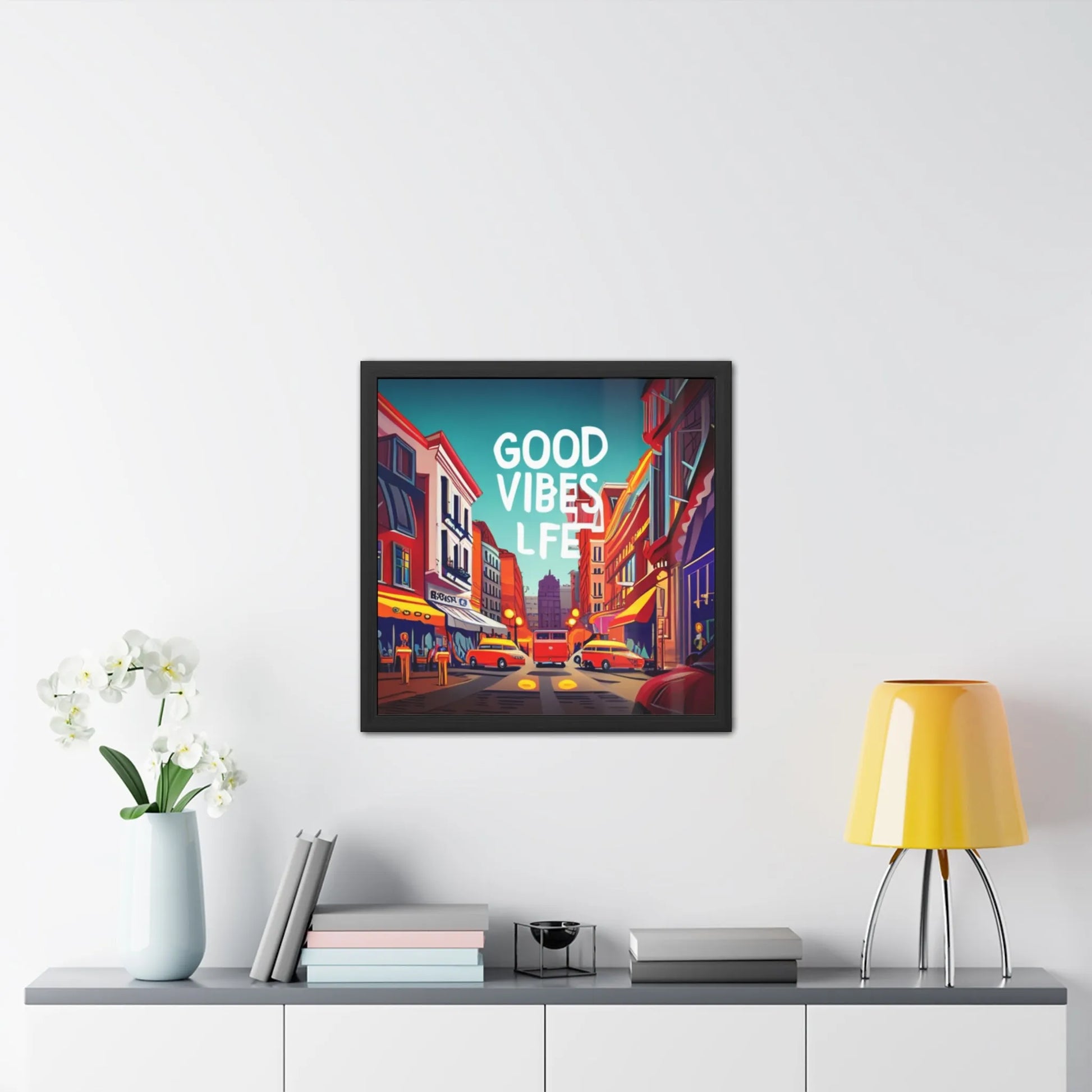 Good Vibes City Dreams Poster Wall Art