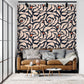 Botanical Extravaganza: Oversized Leaves and Flowers Wallpaper