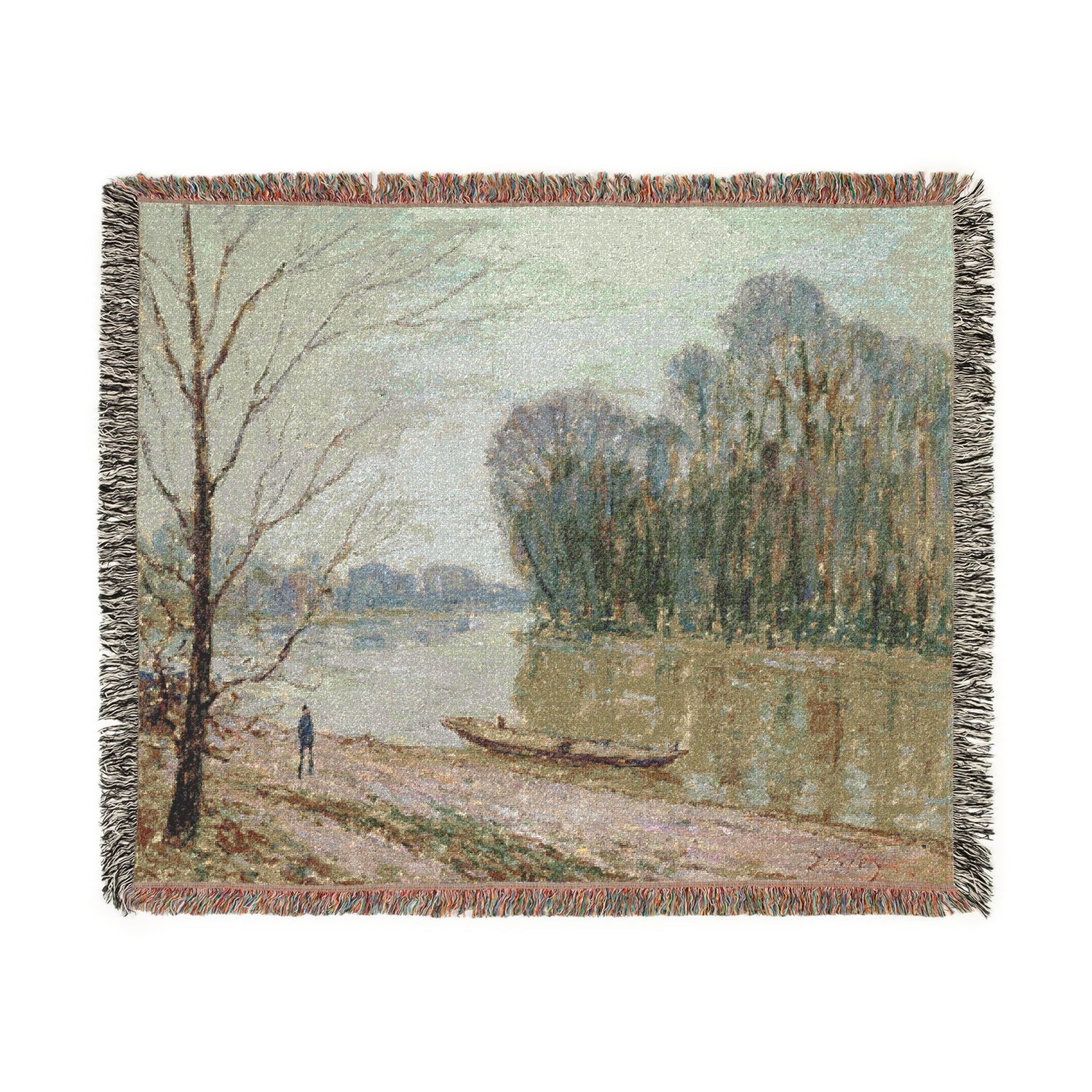 The Loire - Alfred Sisley Tapestry Blanket