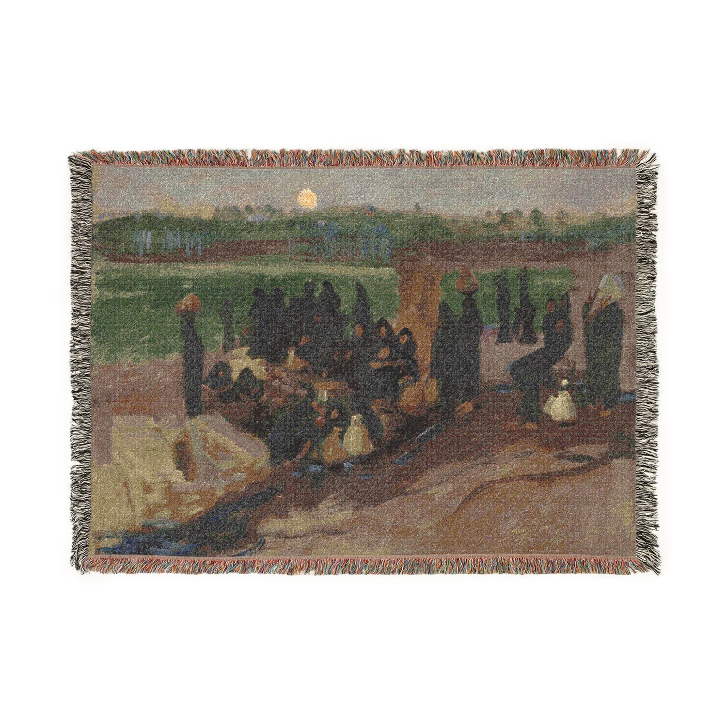 Water Carriers on the Nile - John Singer Sargent Tapestry Blanket