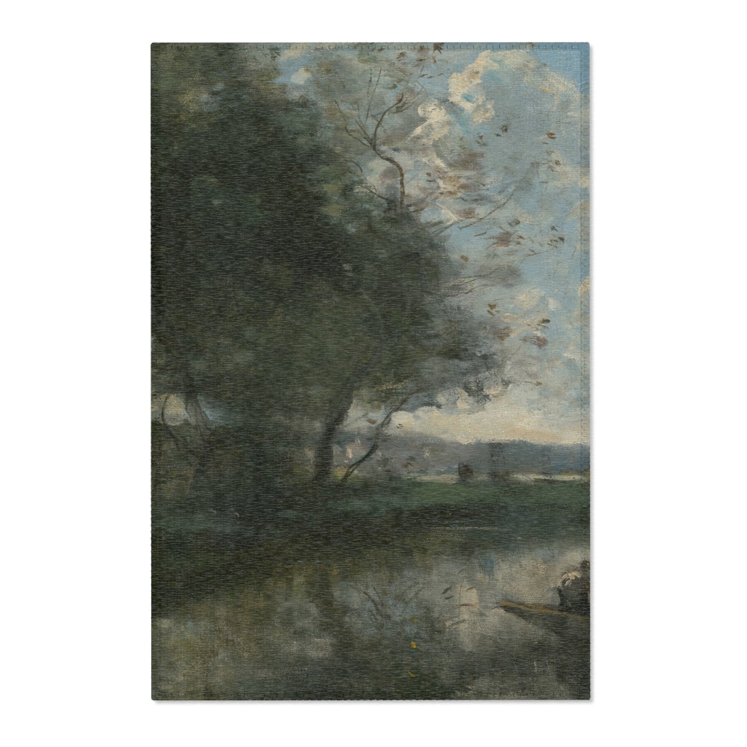 Landscape - Jean Baptiste Camille Corot Area Rug