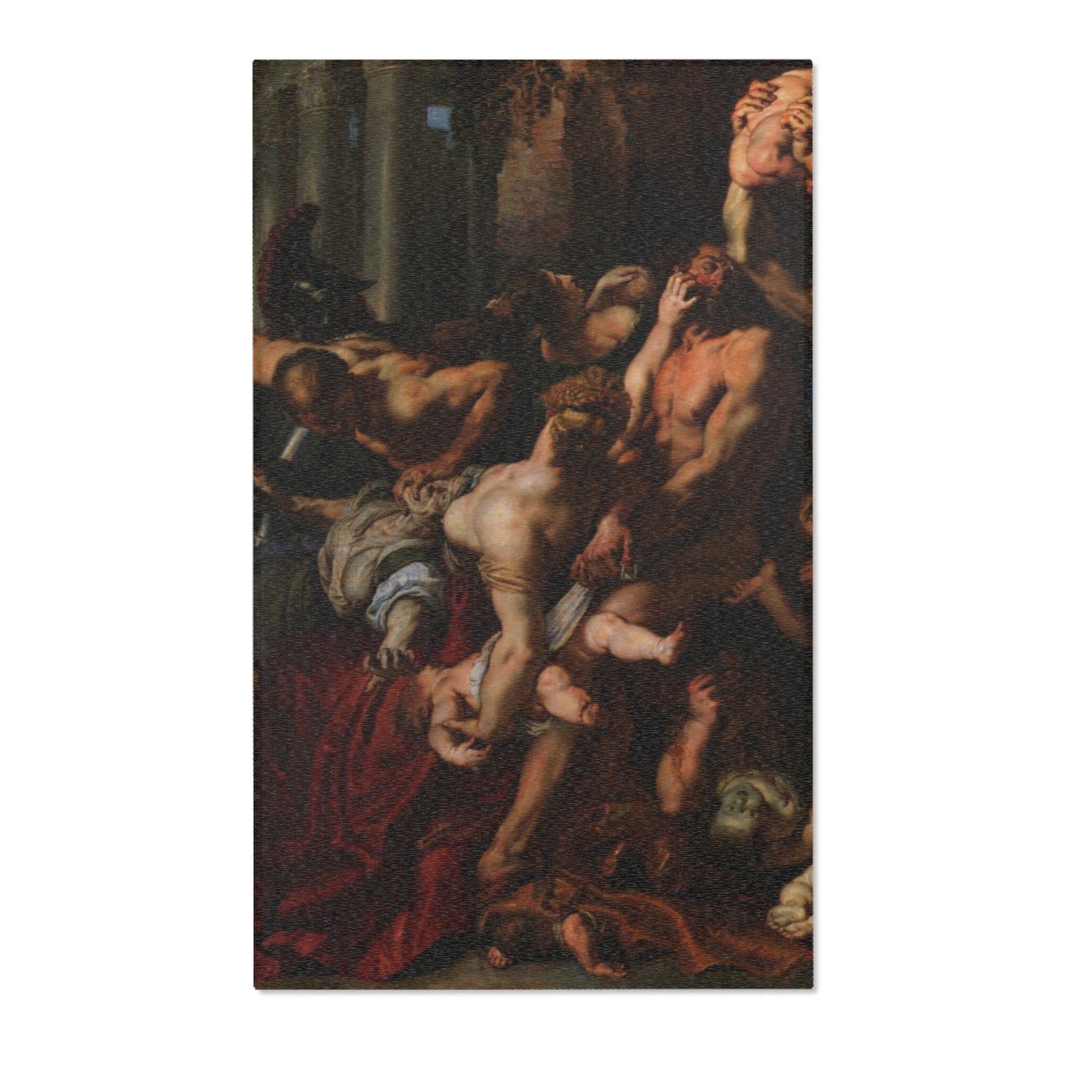 Massacre of the Innocents - Peter Paul Rubens Area Rug