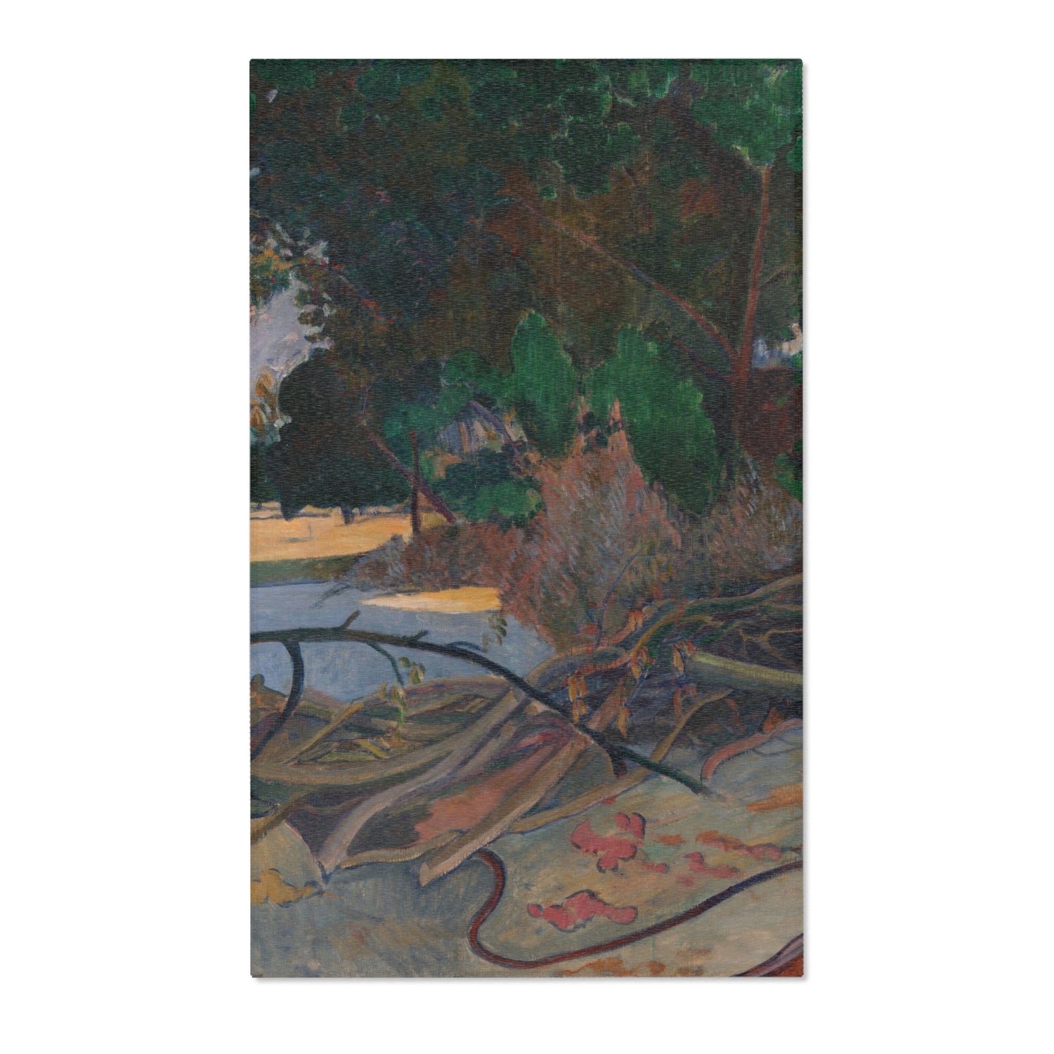 The Hibiscus Tree - Paul Gauguin Area Rug
