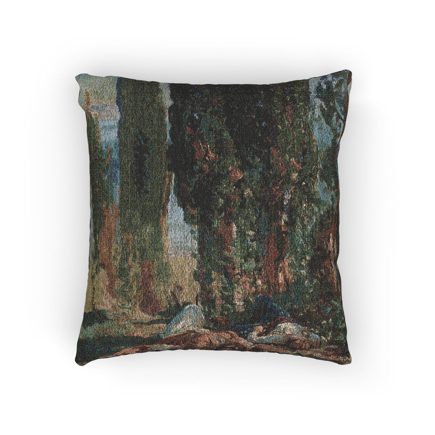 John Singer Sargent - Under the Cypress Trees at Corfu | Woven Pillow