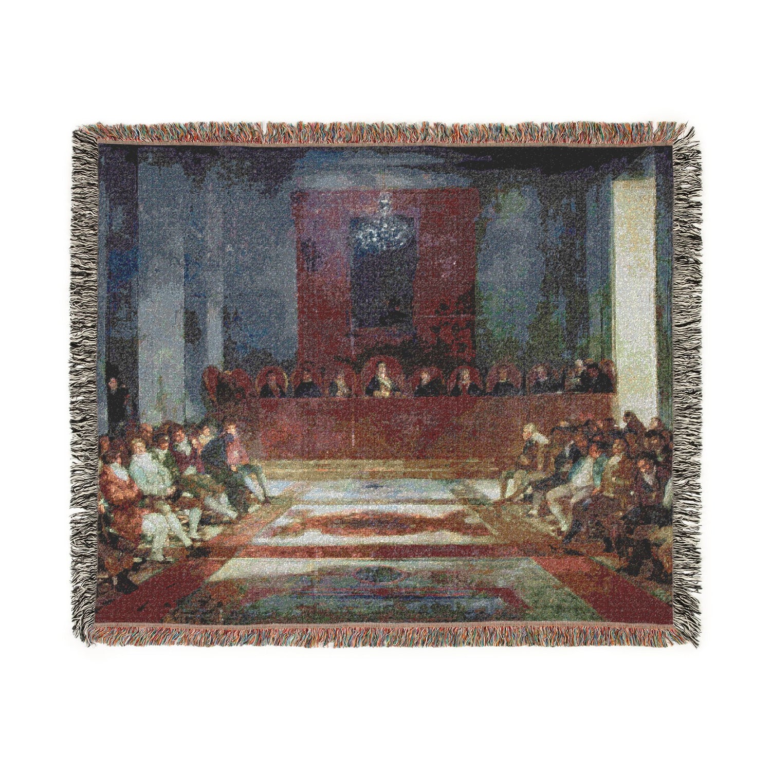 La Junte des Philippines - Francisco de Goya Tapestry Blanket