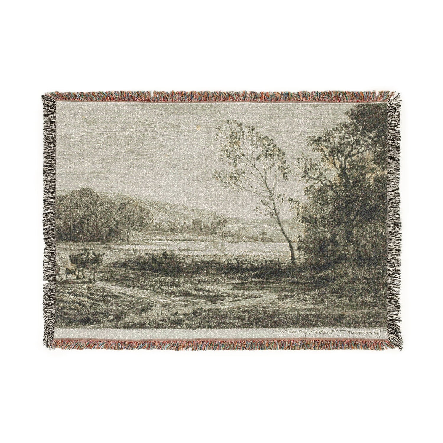 Autumn - Charles François Daubigny Tapestry Blanket