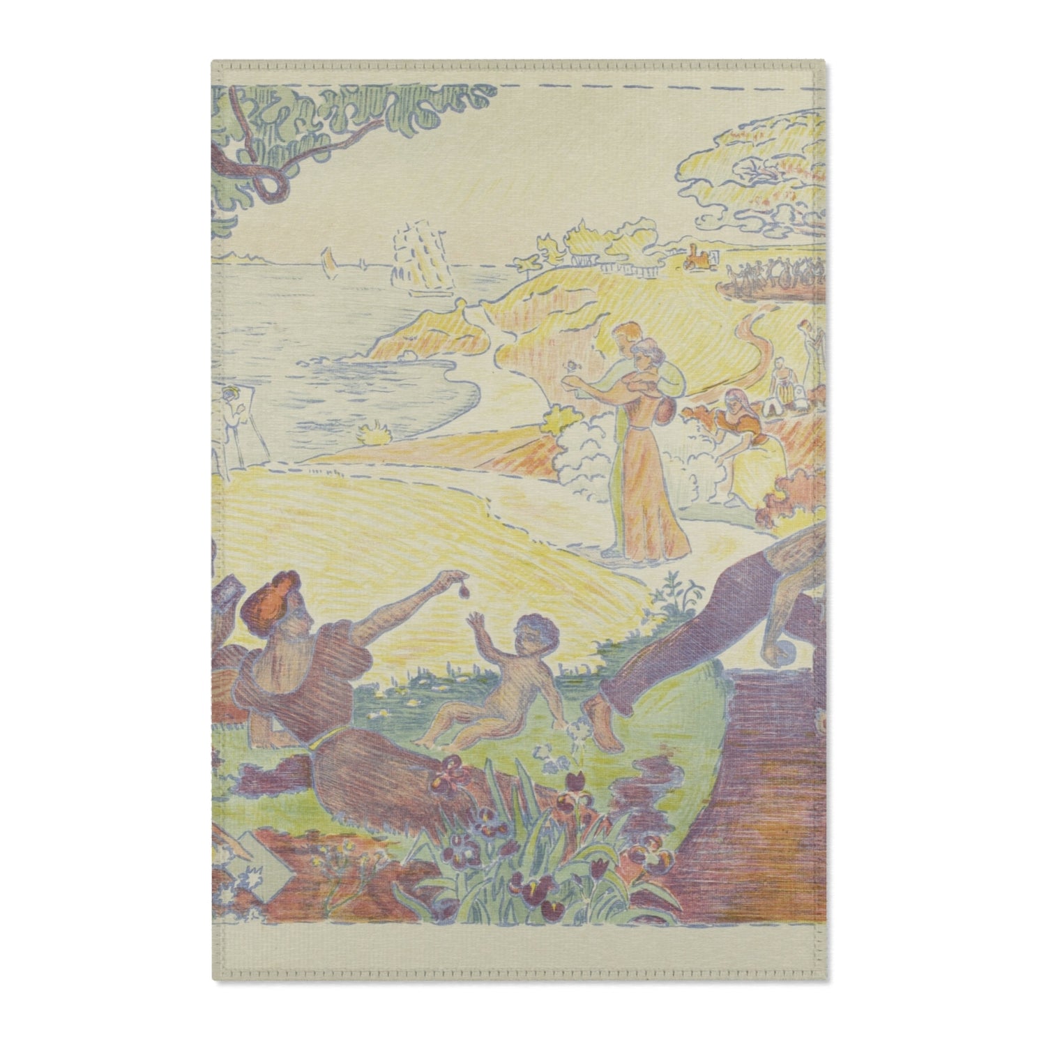 In Times of Harmony - Paul Signac Area Rug