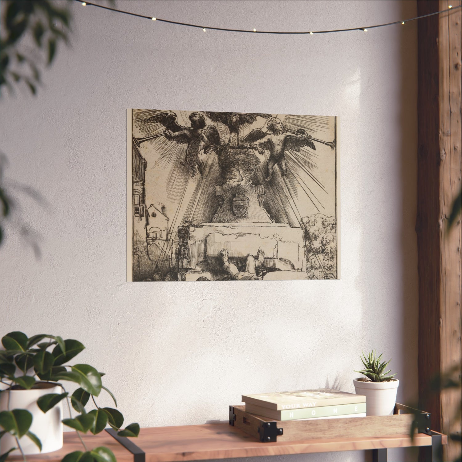 The Phoenix or the Statue Overthrown - Rembrandt van Rijn Fine Art Poster