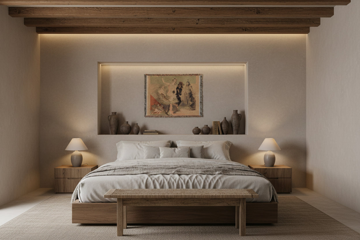 Viviane - Jules Chéret Tapestry Blanket