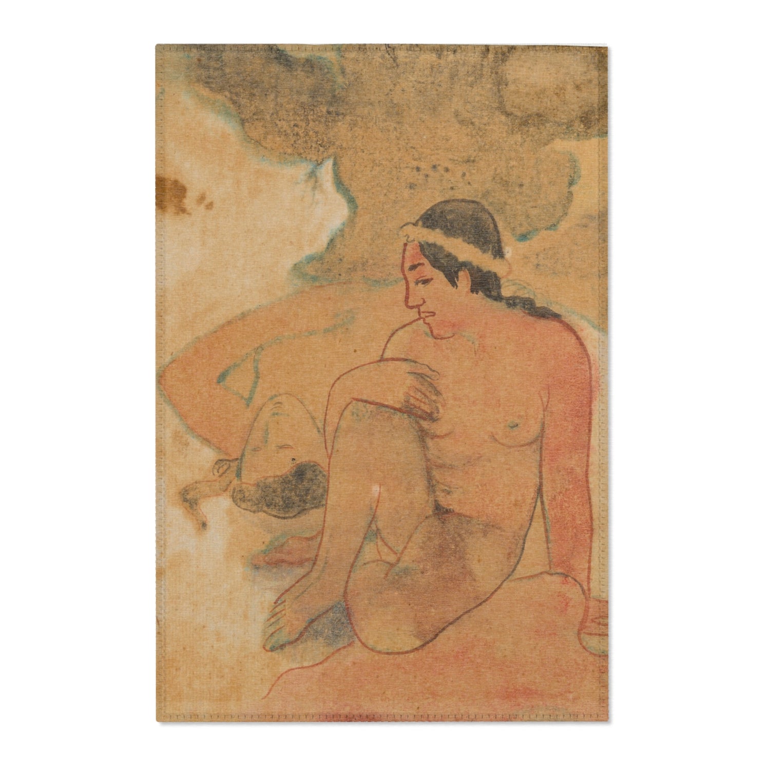 What! Are You Jealous - Paul Gauguin Area Rug