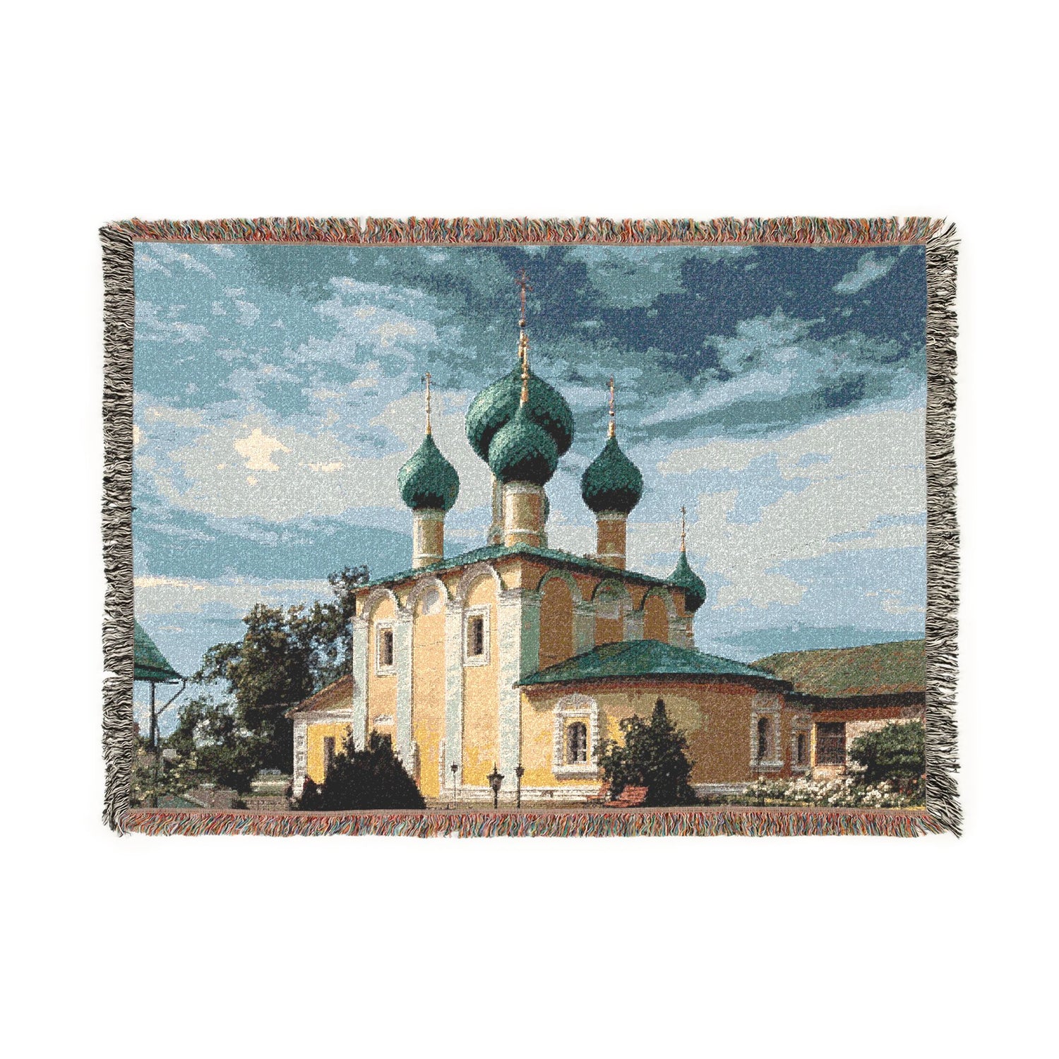 Church of the Beheading of Saint John the Baptist Tapestry Blanket 2