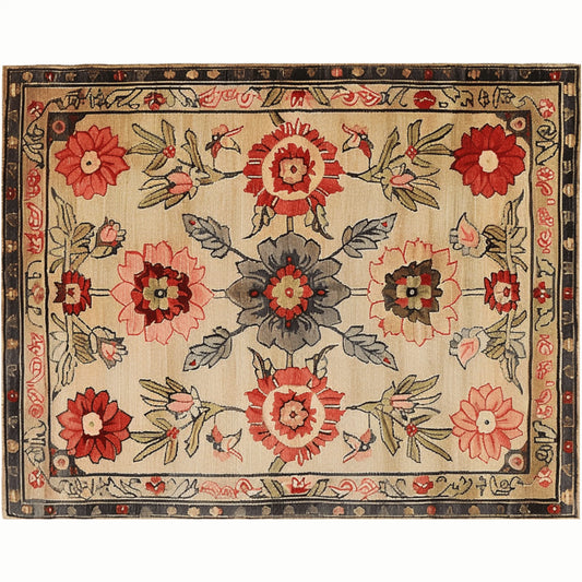 Royal Blossom Hand Tufted Rug