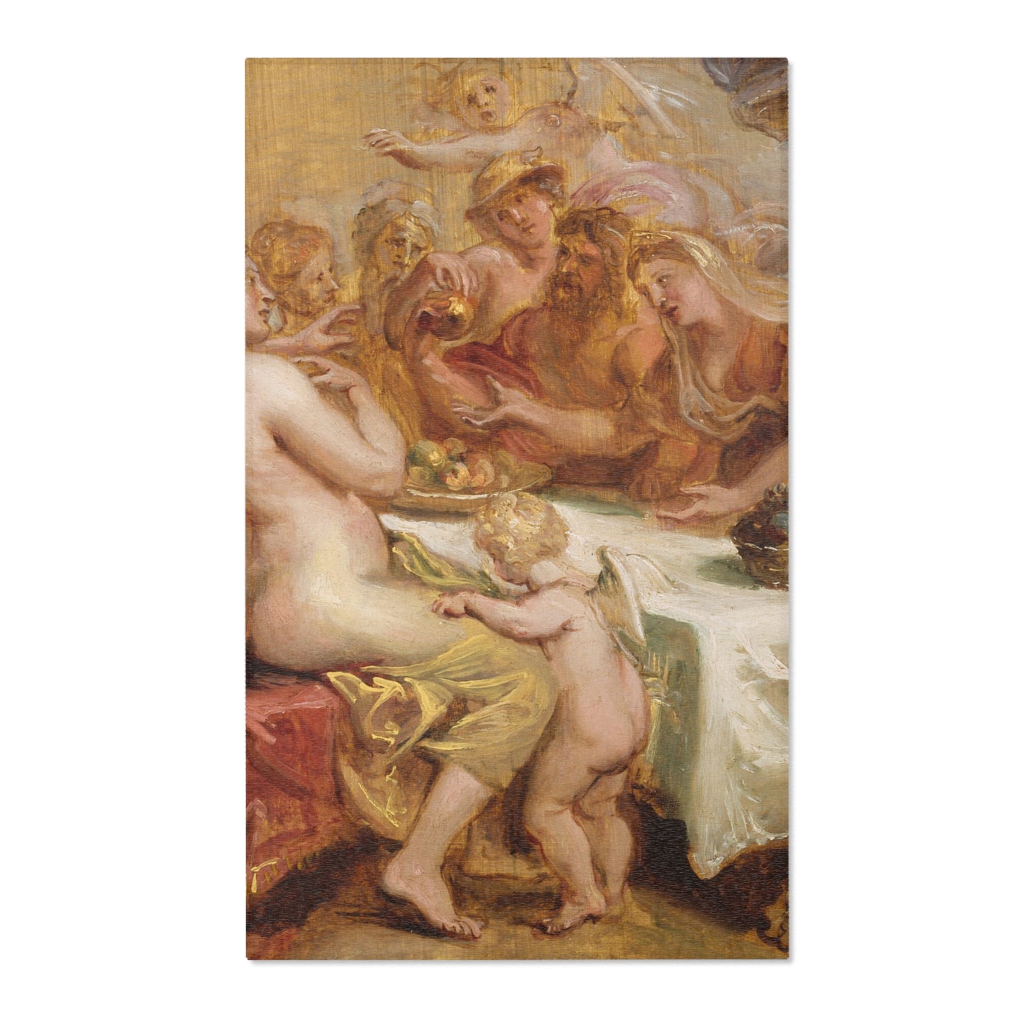 The Wedding of Peleus and Thetis - Peter Paul Rubens Area Rug