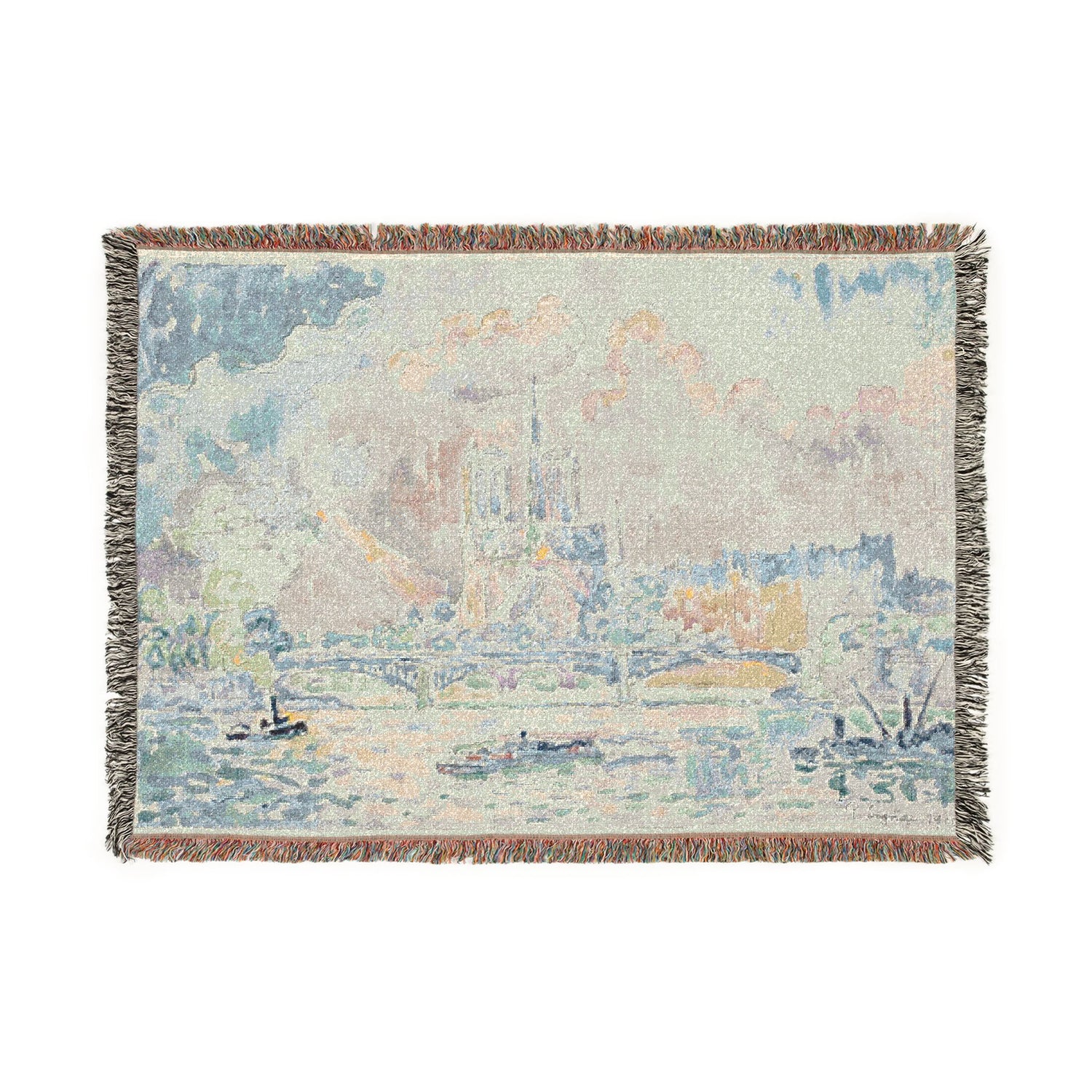 Notre Dame - Paul Signac Tapestry Blanket