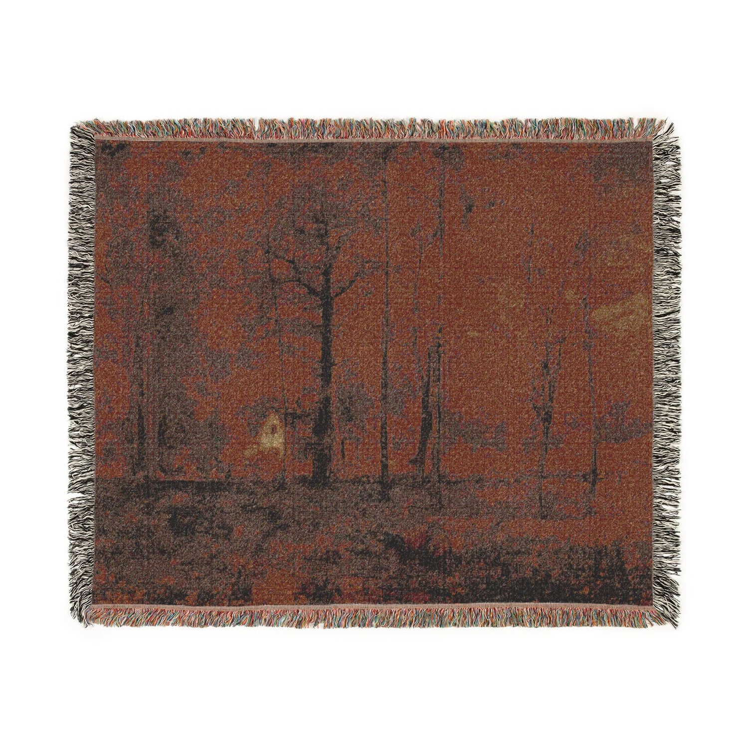 Autumn Woods - George Inness Tapestry Blanket