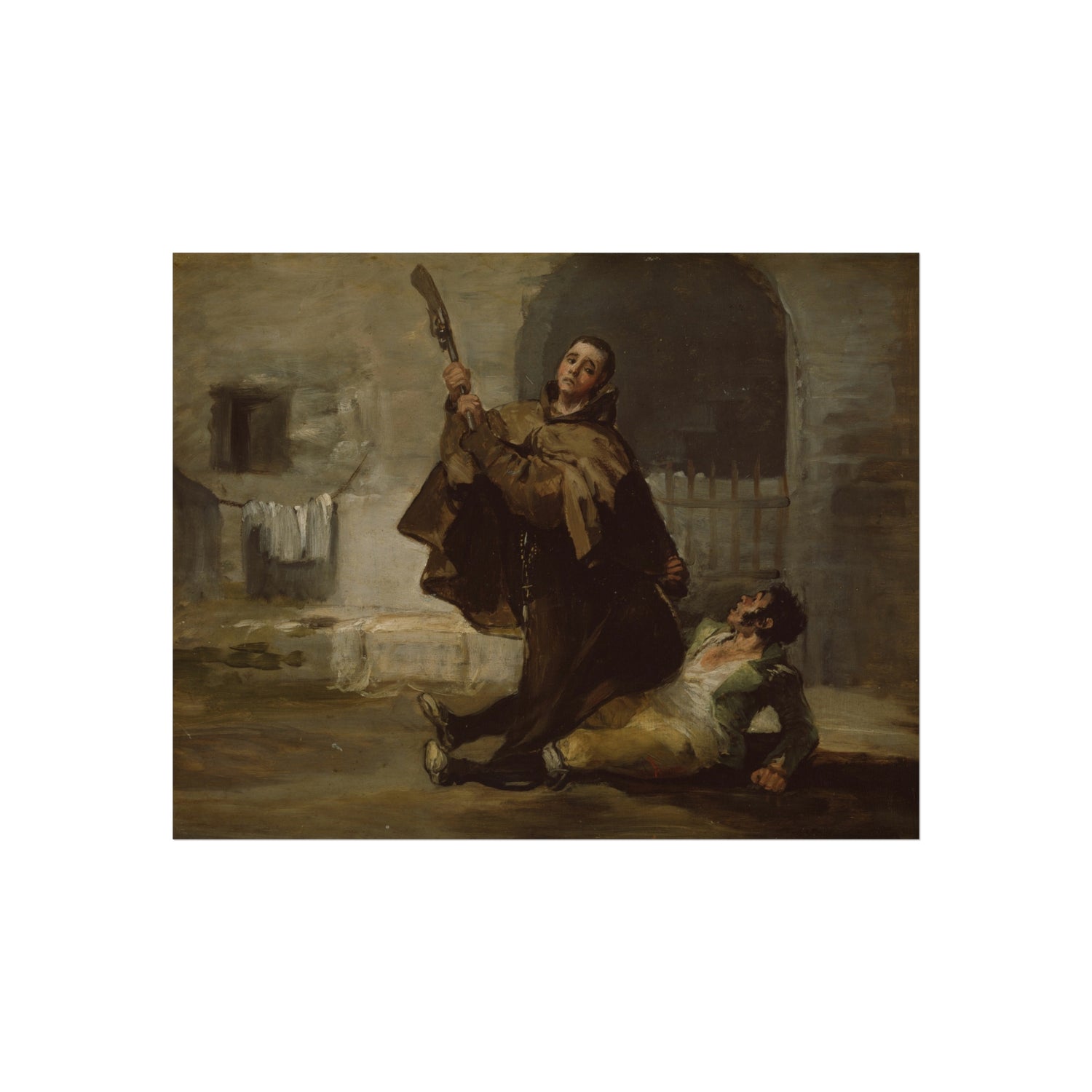 Friar Pedro Clubs El Maragato - Francisco José de Goya y Lucientes Fine Art Poster