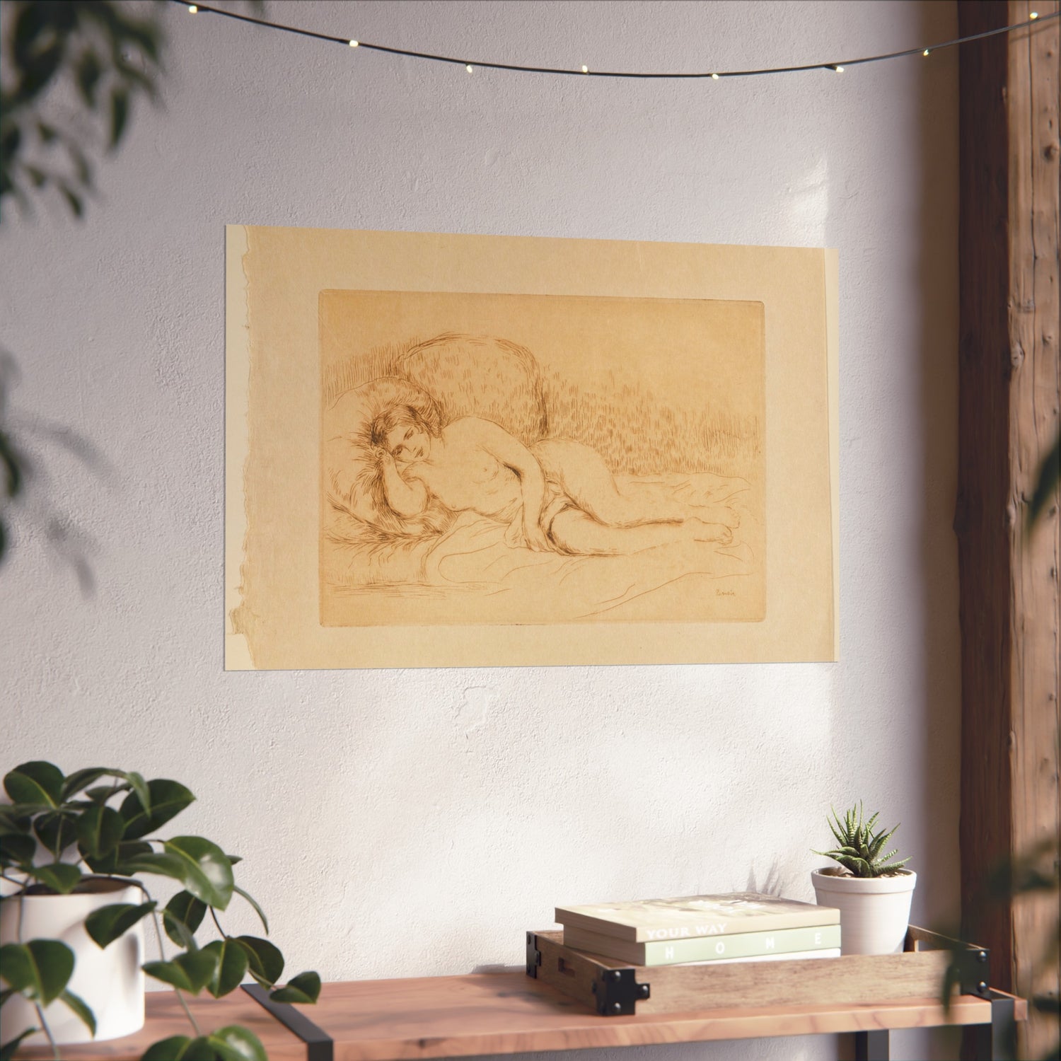 Reclining Nude - Pierre-Auguste Renoir Fine Art Poster