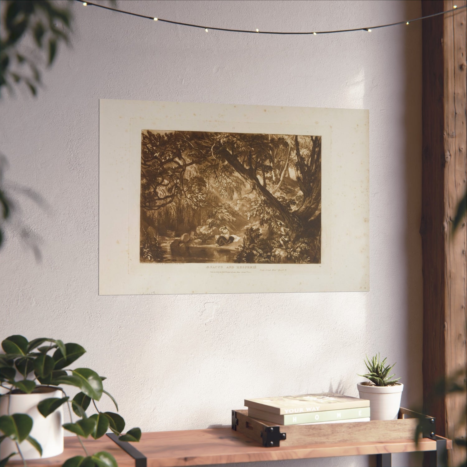 Aesacus and Hesperie - Joseph Mallord William Turner Fine Art Poster