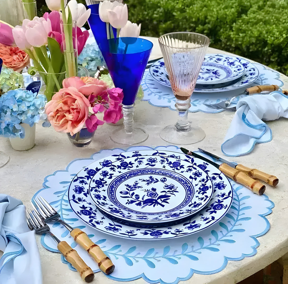 Cobalt Coast Placemats - MAIA HOMES