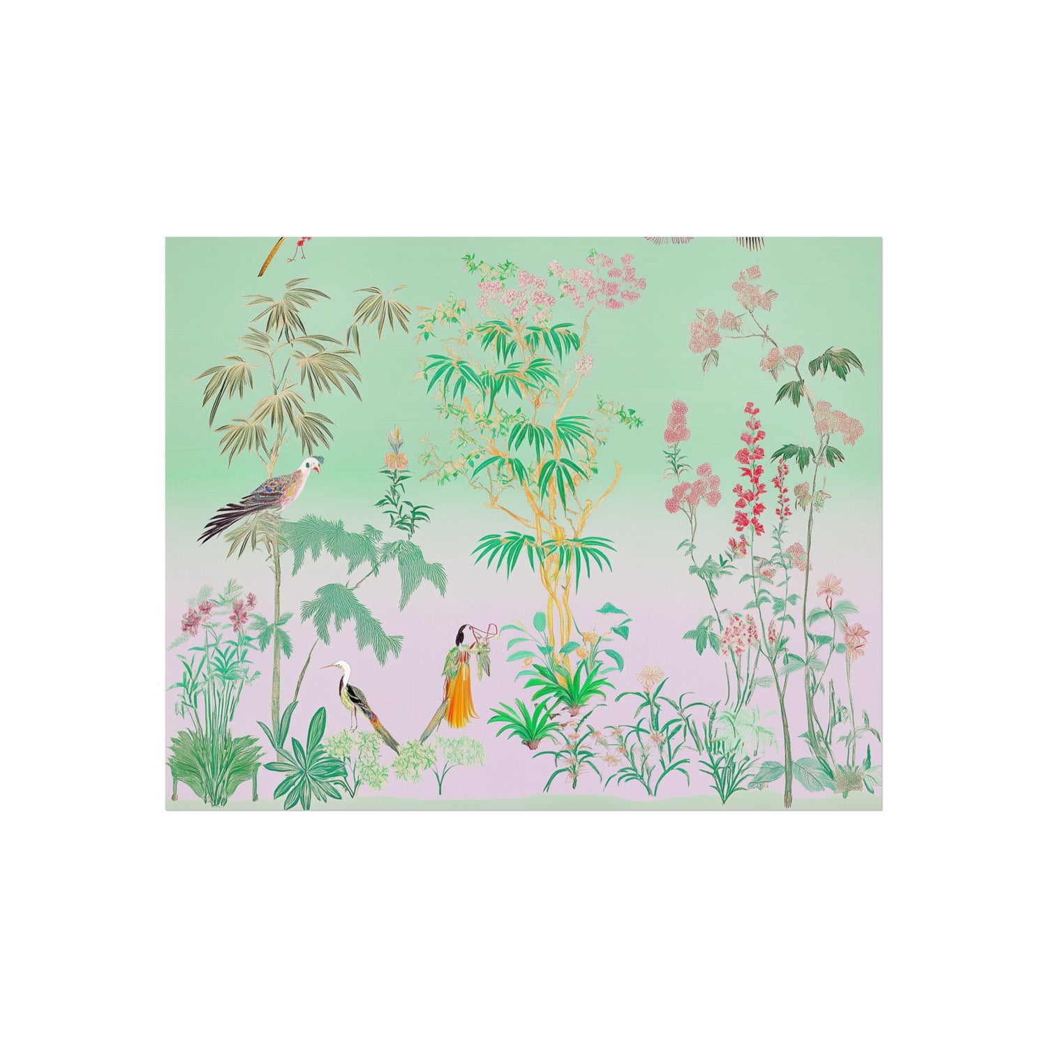 Celadon Orchid Serenade Fine Art Poster