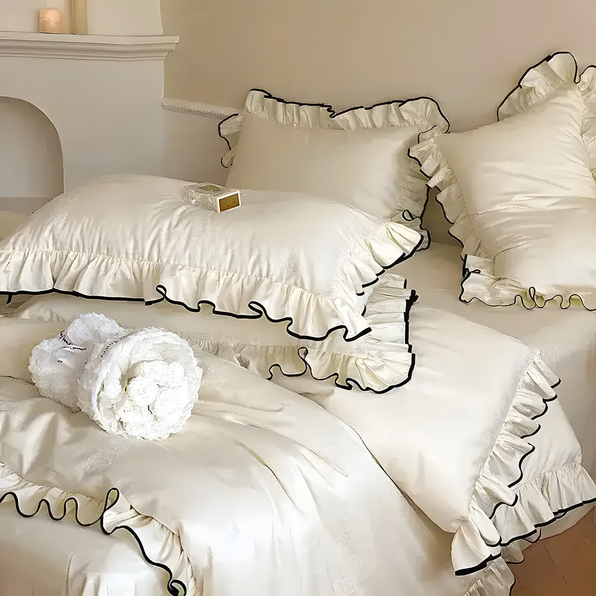 French Princess Ruffle Duvet Set - MAIA HOMES