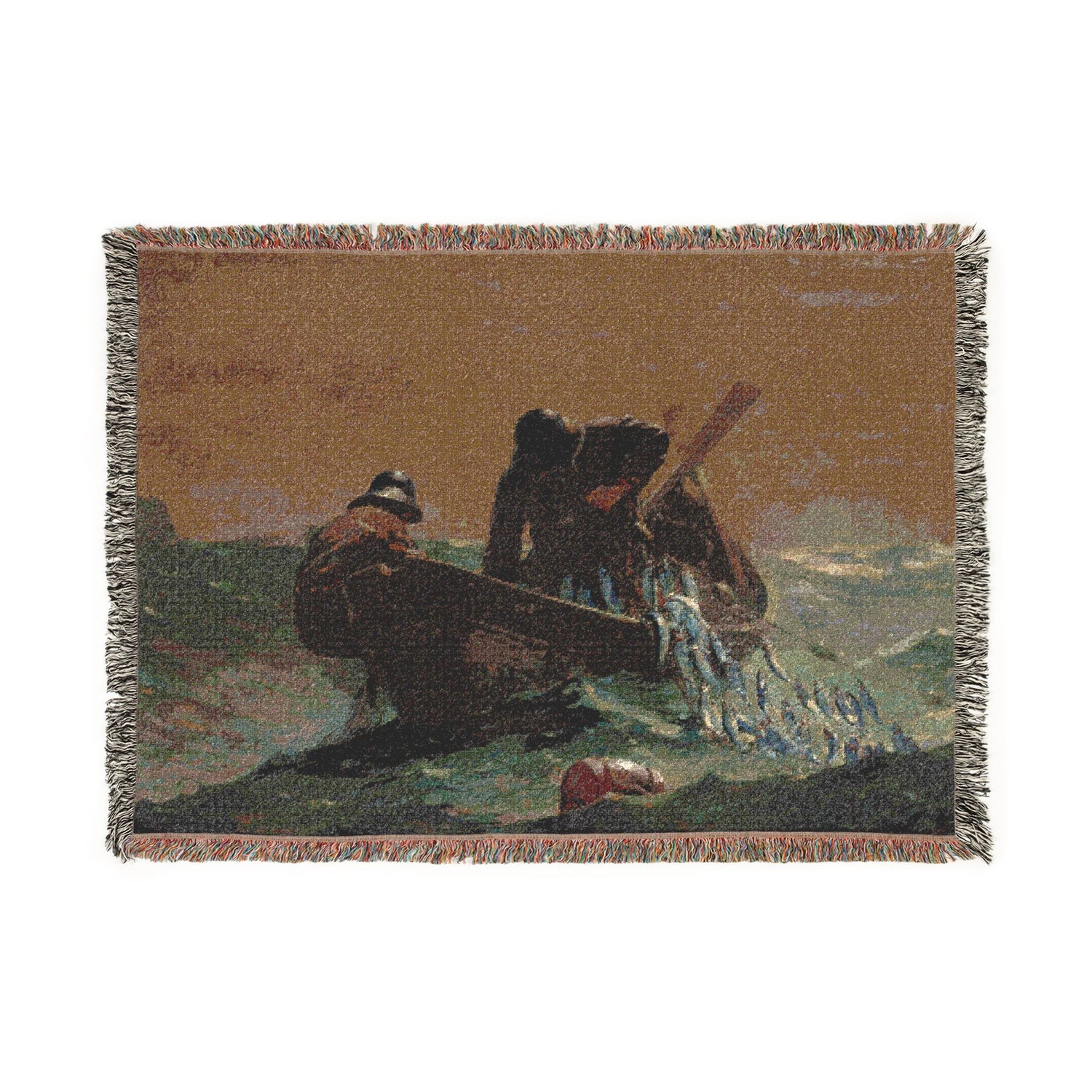 The Herring Net - Winslow Homer Tapestry Blanket