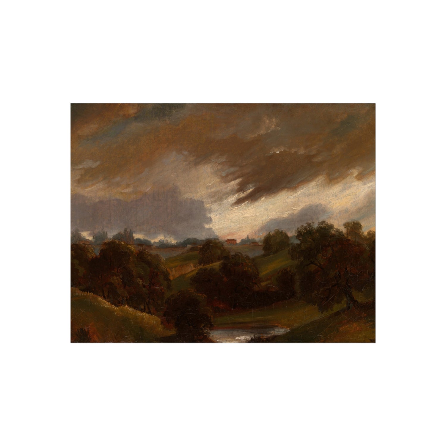 Hampstead, Stormy Sky - John Constable Fine Art Poster