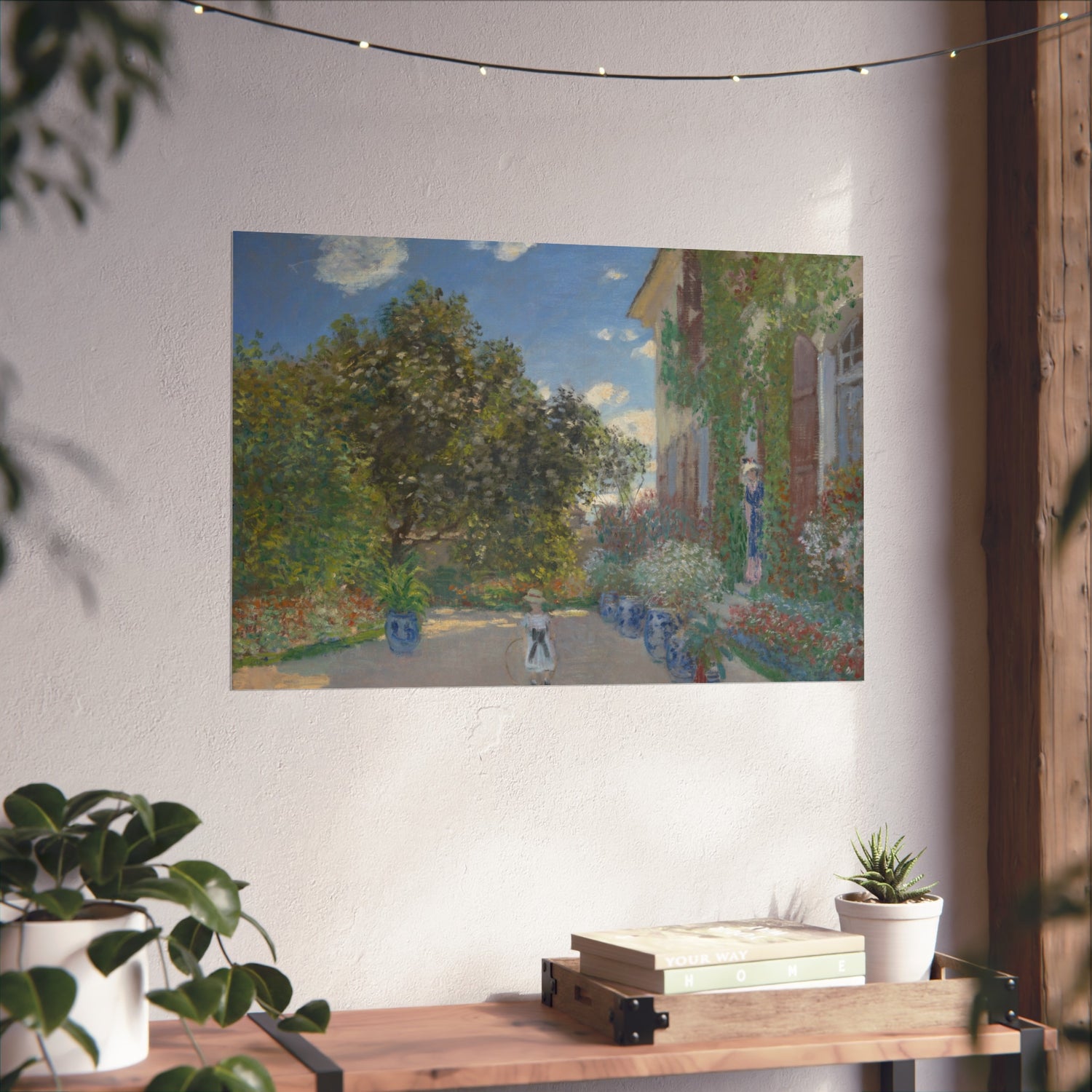The Artist's House at Argenteuil - Claude Monet Fine Art Poster