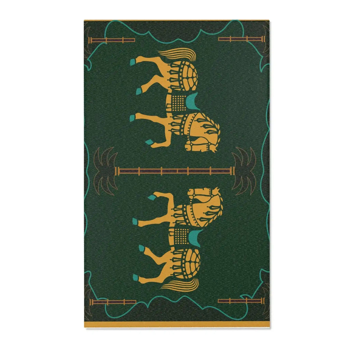 Golden Gallop Accent Rug - MAIA HOMES