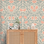 Vintage Rose Garden Wallpaper