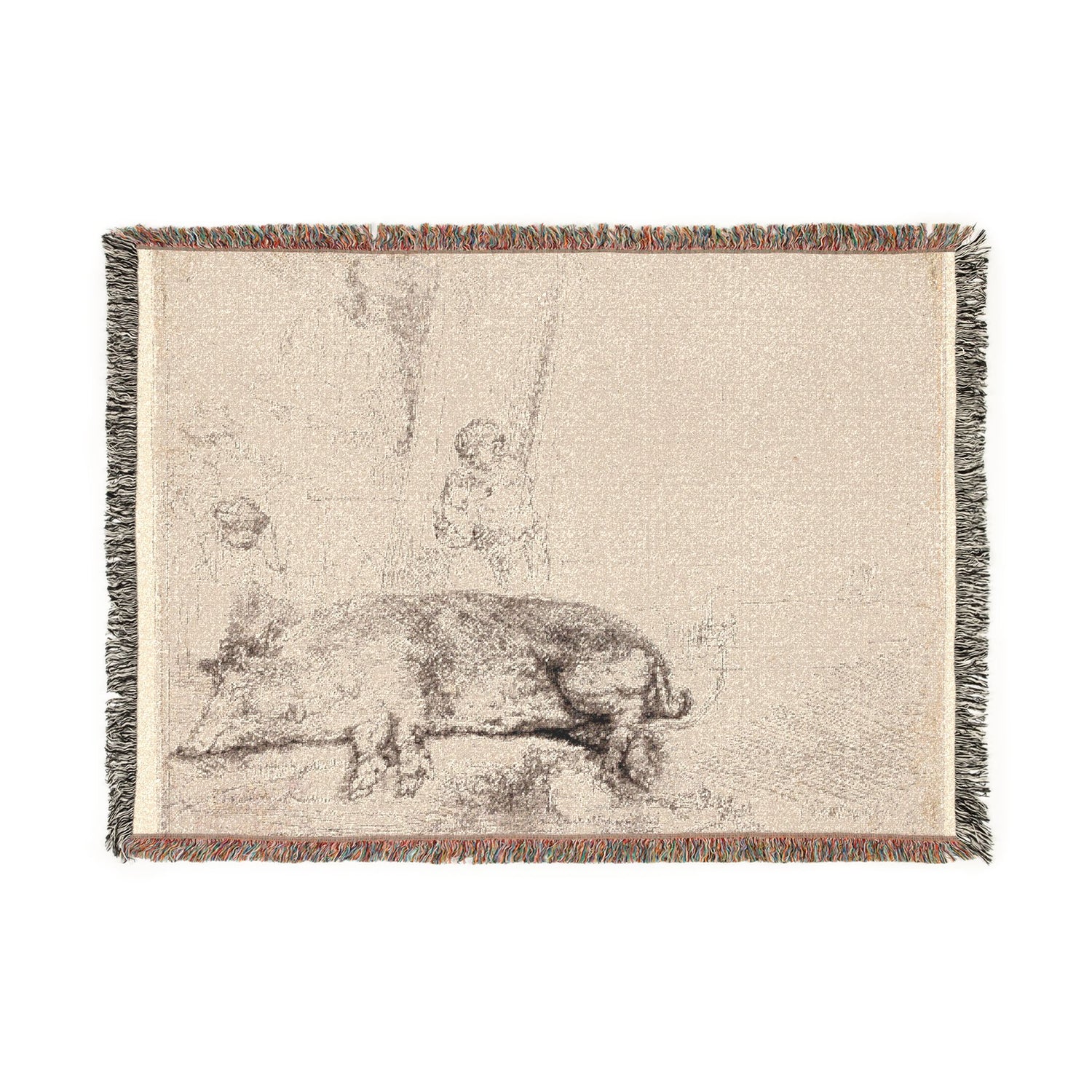 The Hog - Rembrandt van Rijn Tapestry Blanket