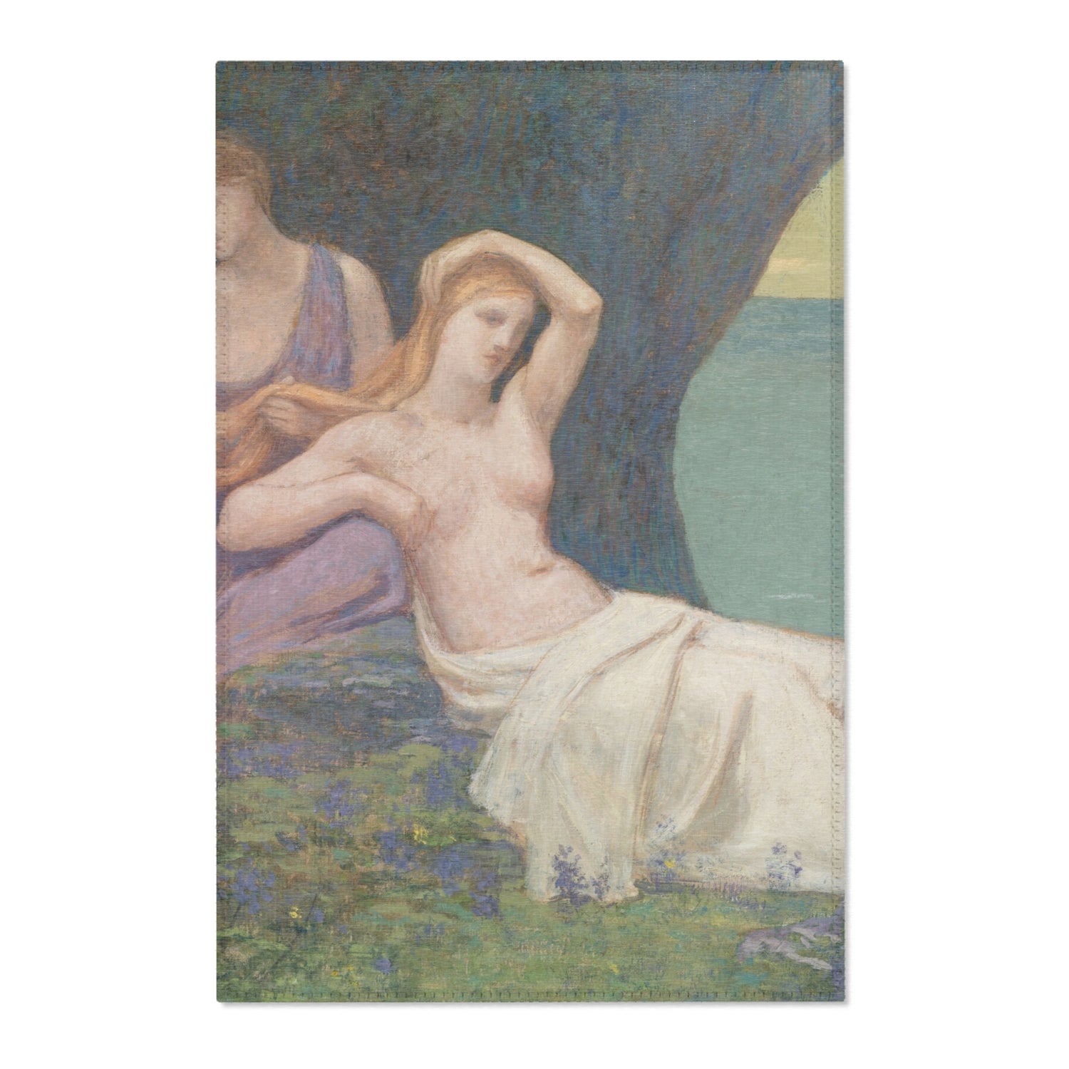 In the Heather - Pierre Puvis de Chavannes Area Rug