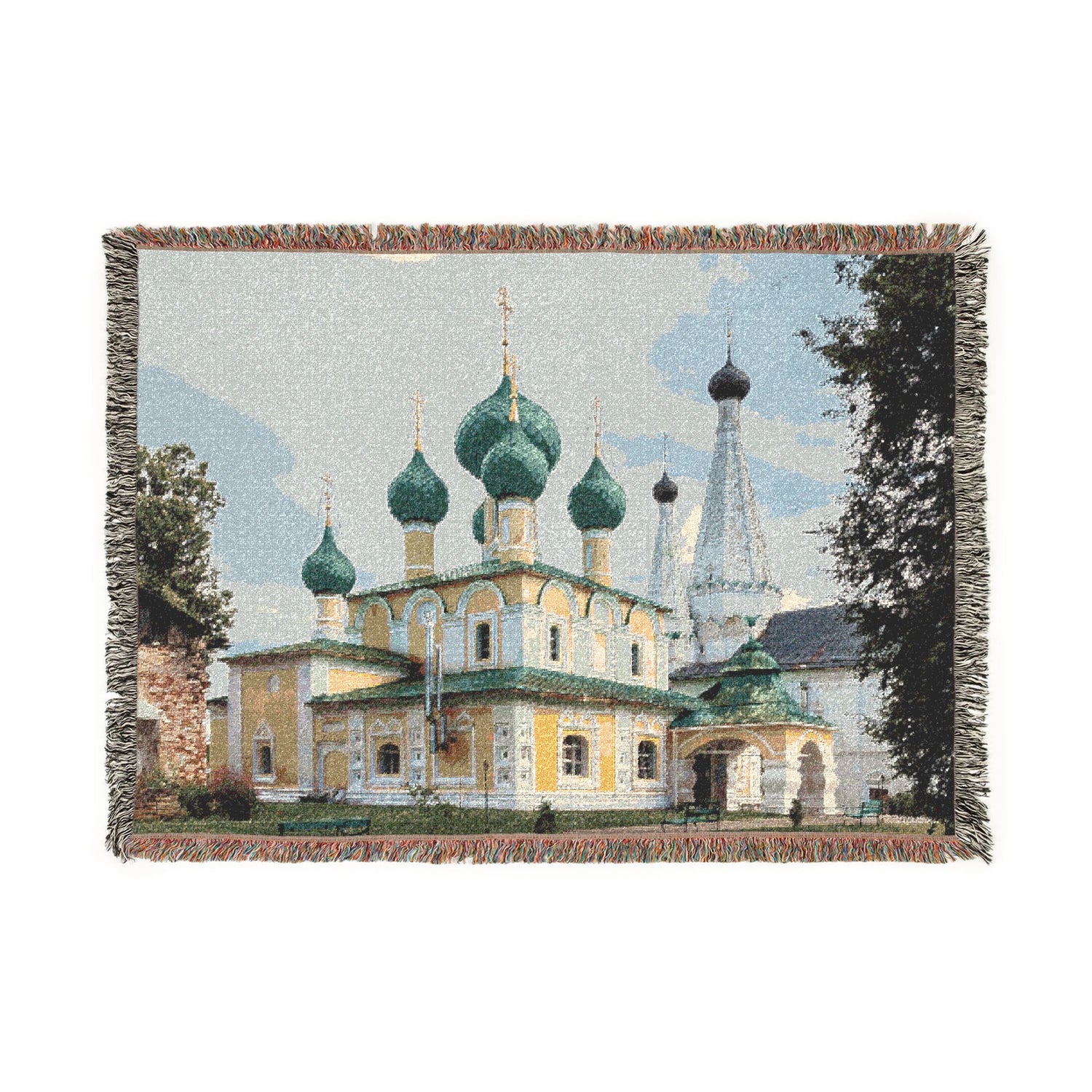 Church of the Beheading of Saint John the Baptist Tapestry Blanket 1