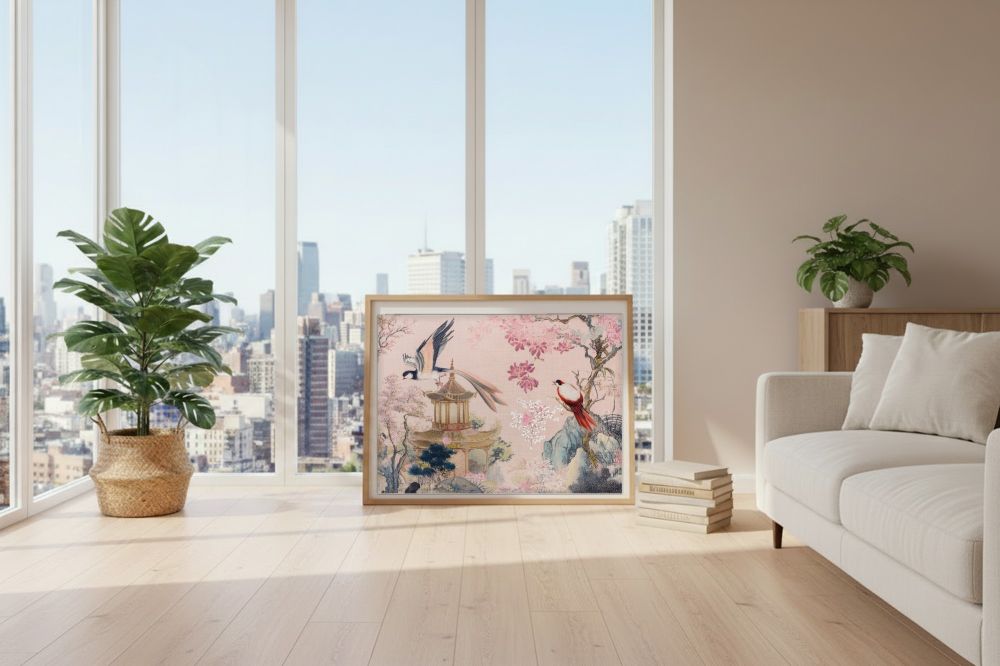 Framed room mockup - loft