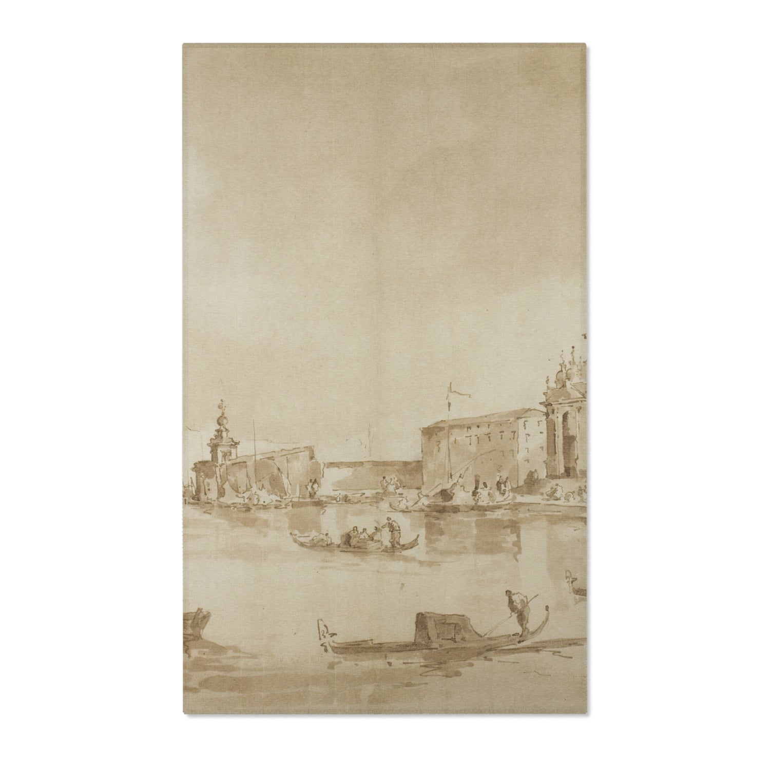 Bacino di San Marco - Francesco Guardi Area Rug