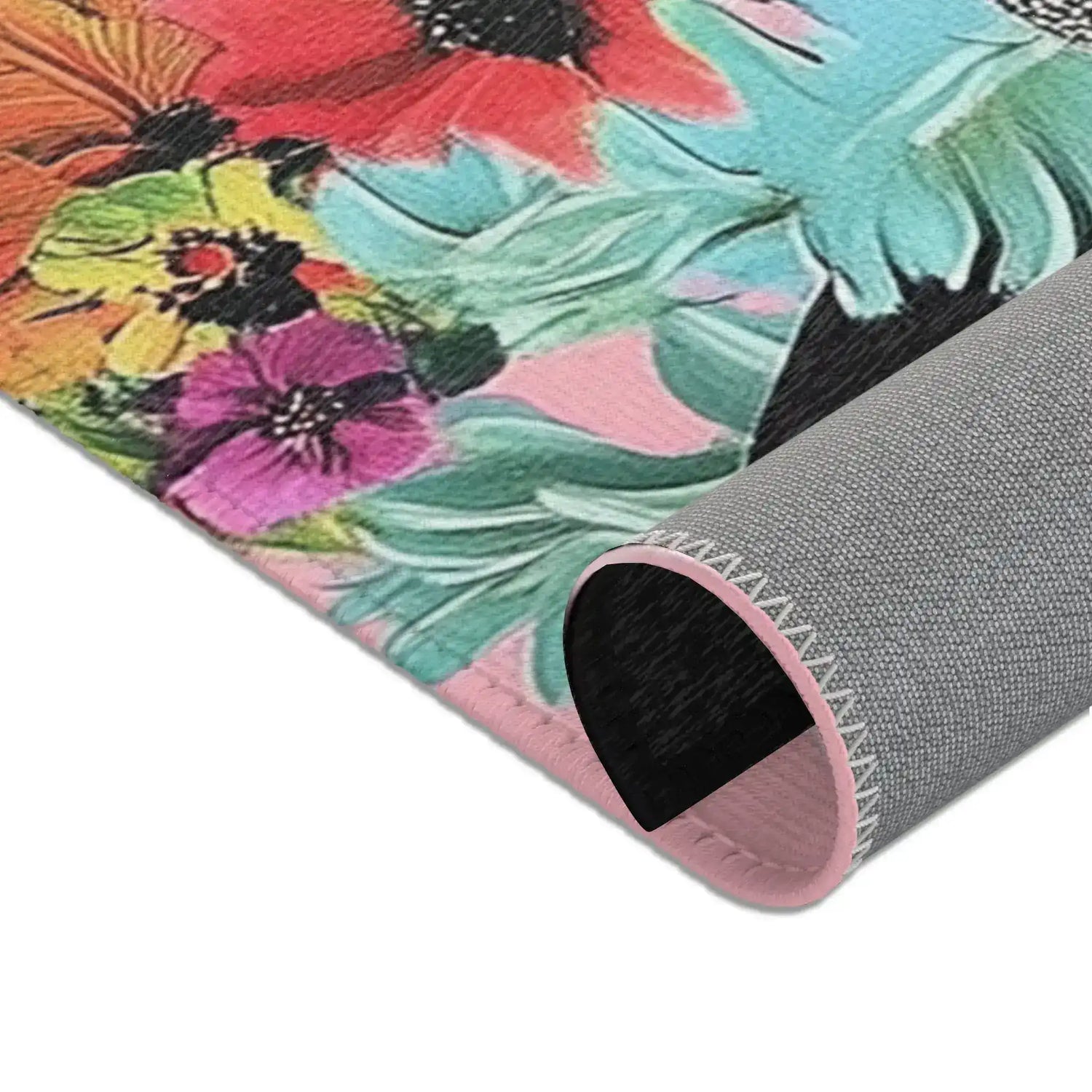 Frida-Inspired Jungle Muse Accent Rug