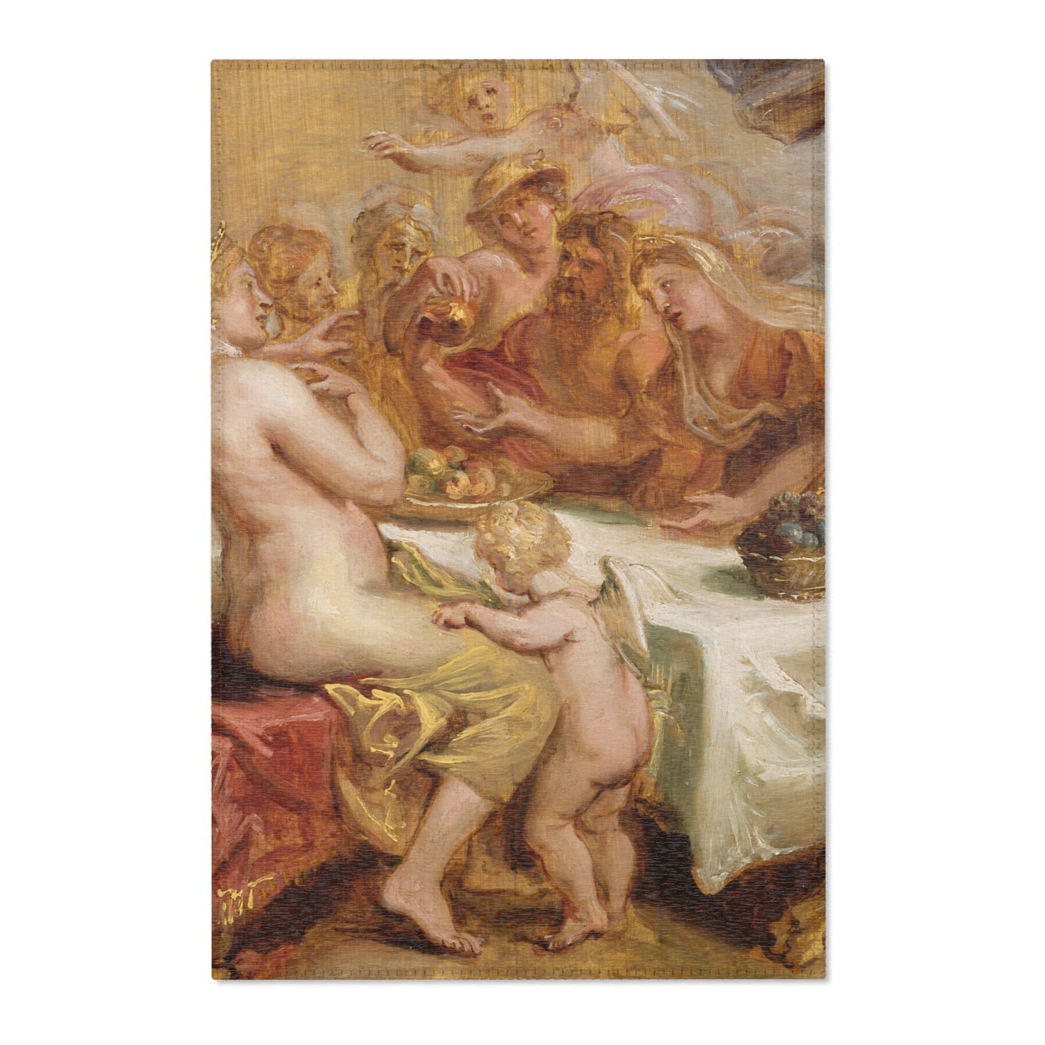 The Wedding of Peleus and Thetis - Peter Paul Rubens Area Rug